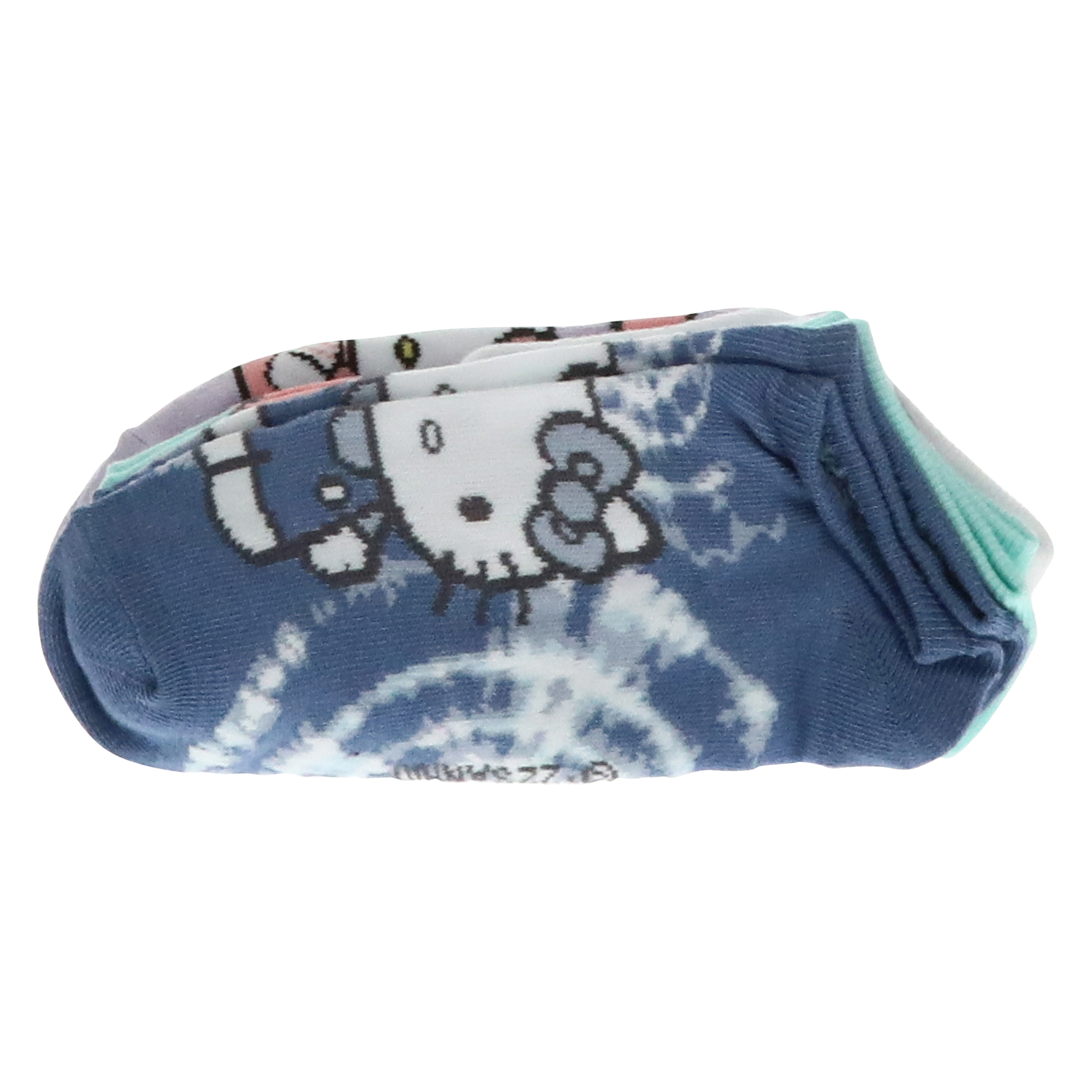 5-Pack Hello Kitty® Tie Dye Ladies Ankle Socks