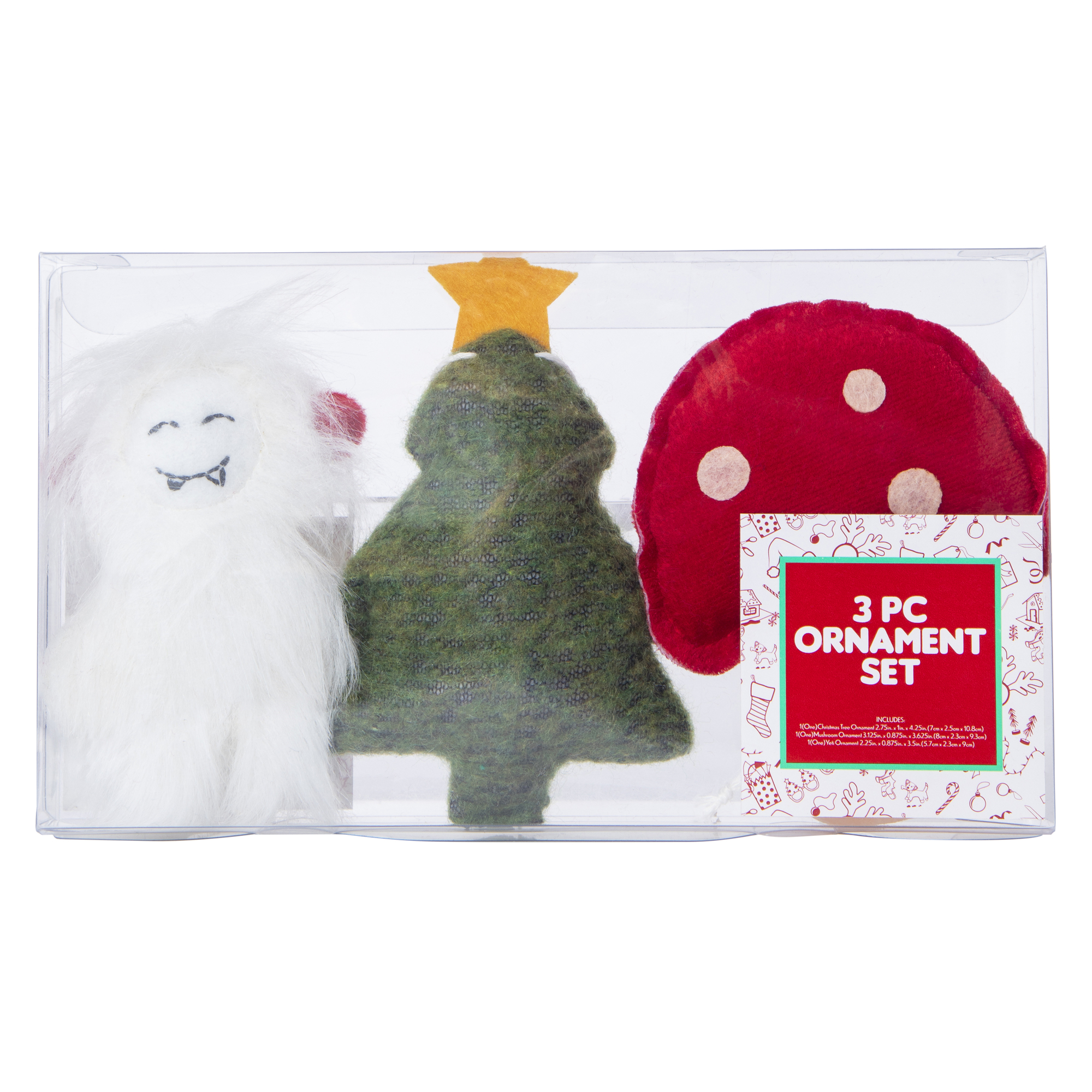 Christmas Ornament Set 3-Piece