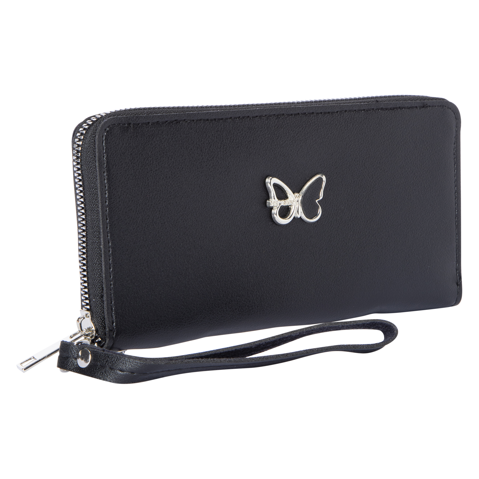 Butterfly Wristlet Wallet 7.4in x 4in