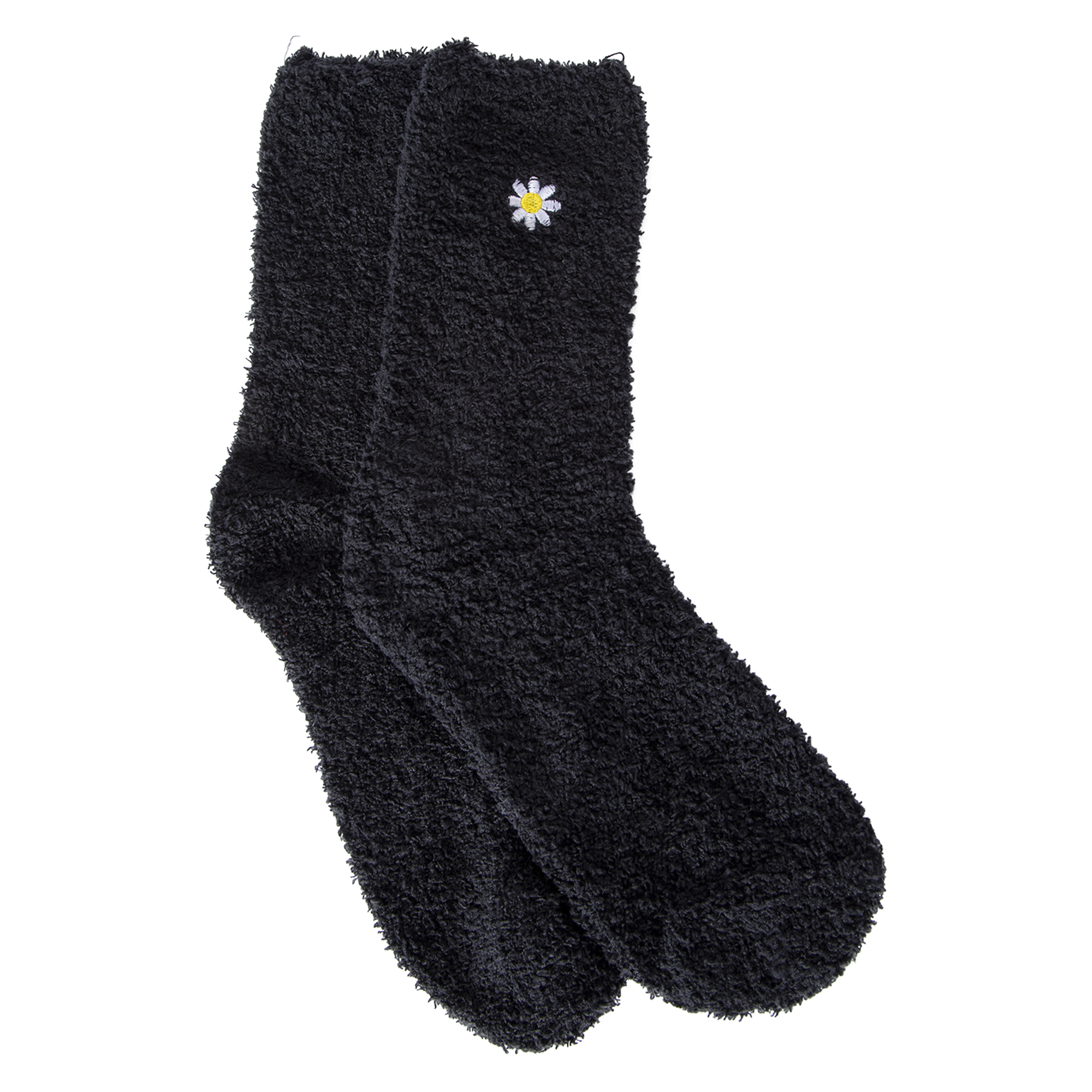 Ladies Embroidered Icon Cozy Boot Socks