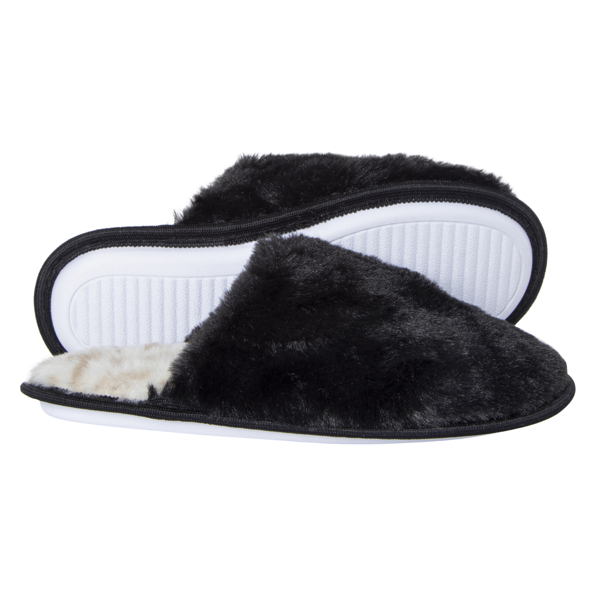 Ladies Faux Fur Slippers