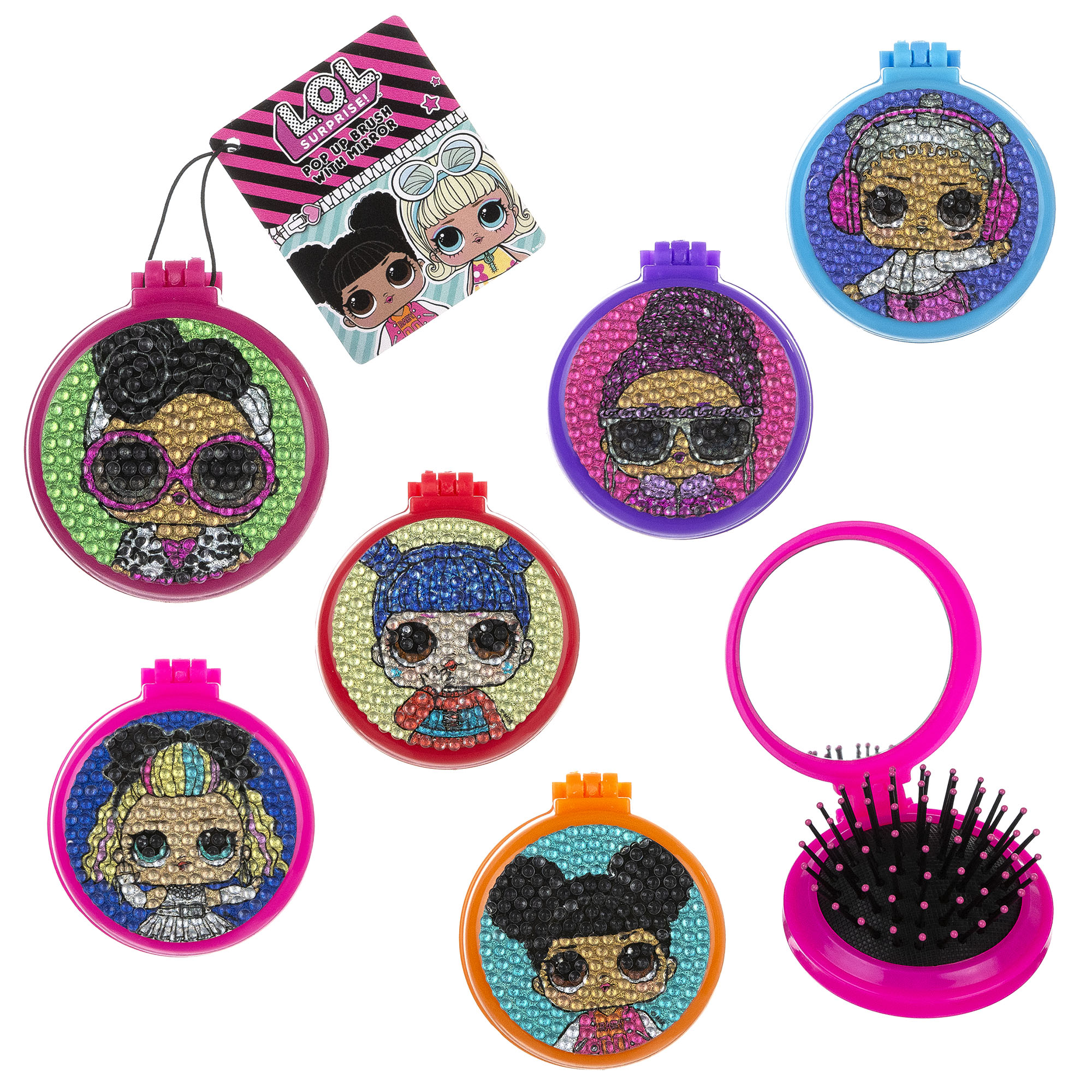 L.O.L. Surprise!™ Bling Pop-Up Travel Brush (Styles May Vary)