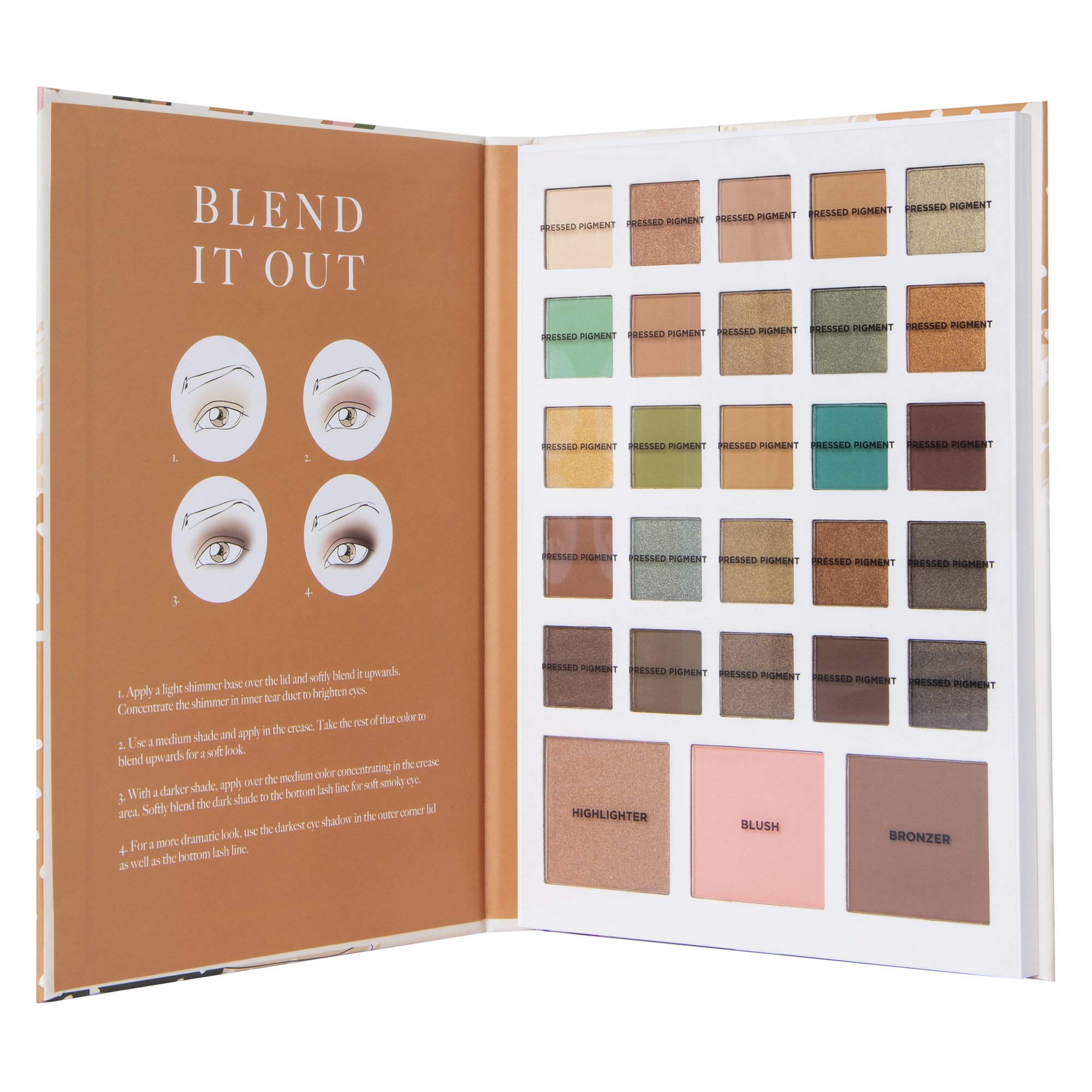 Profusion Beauty Book Eye & Face 28-Piece Makeup Palette