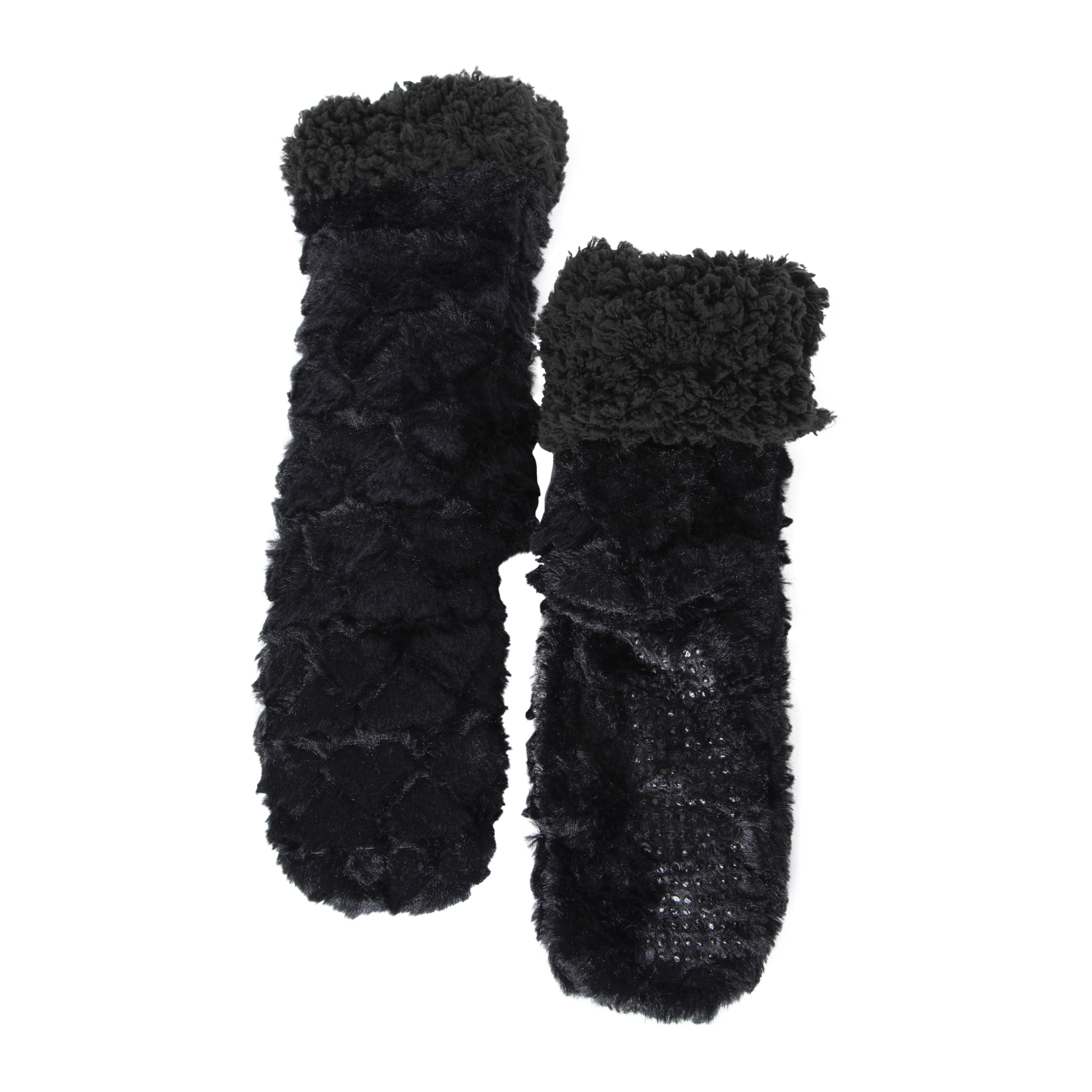 Ladies Faux Fur Cabin Socks