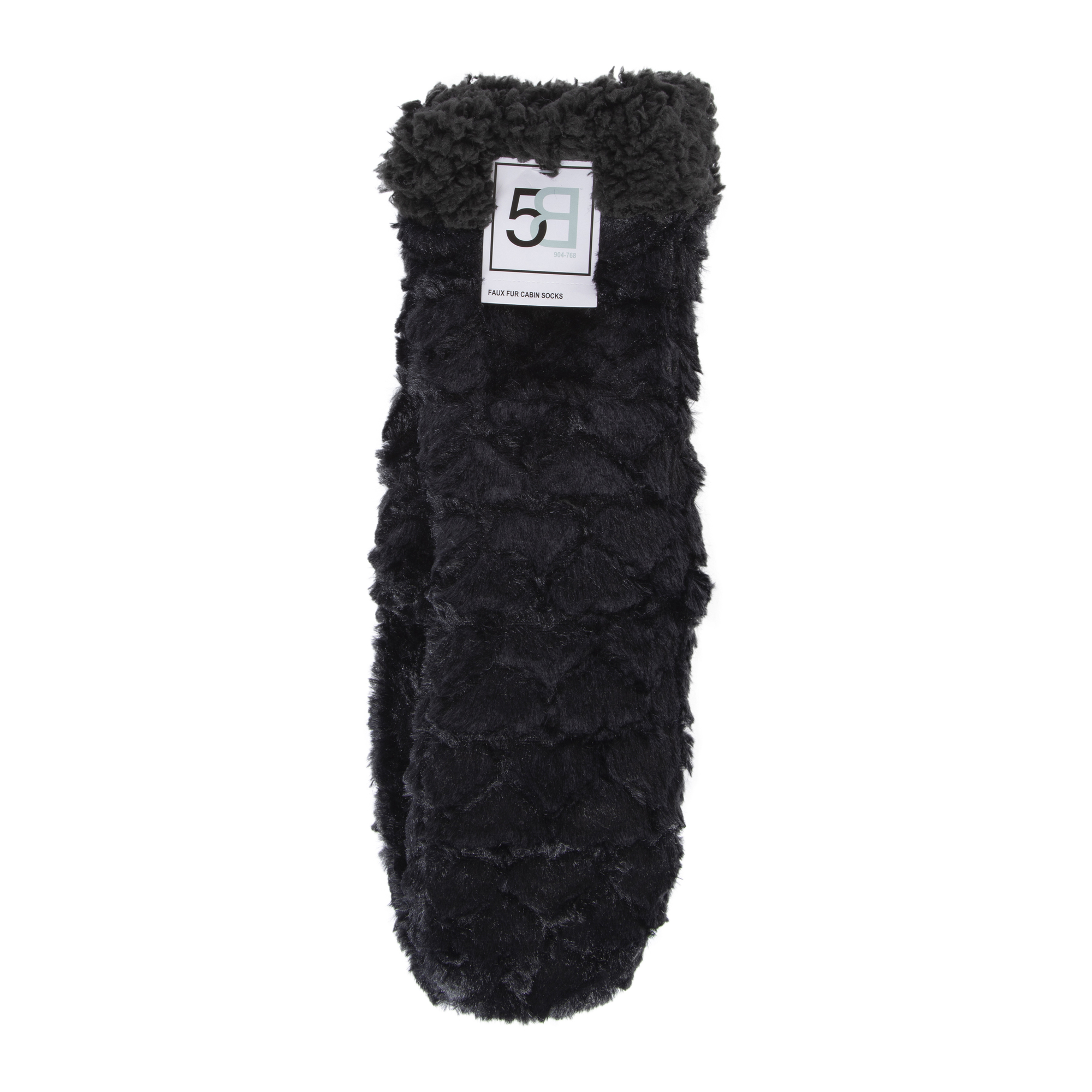Ladies Faux Fur Cabin Socks