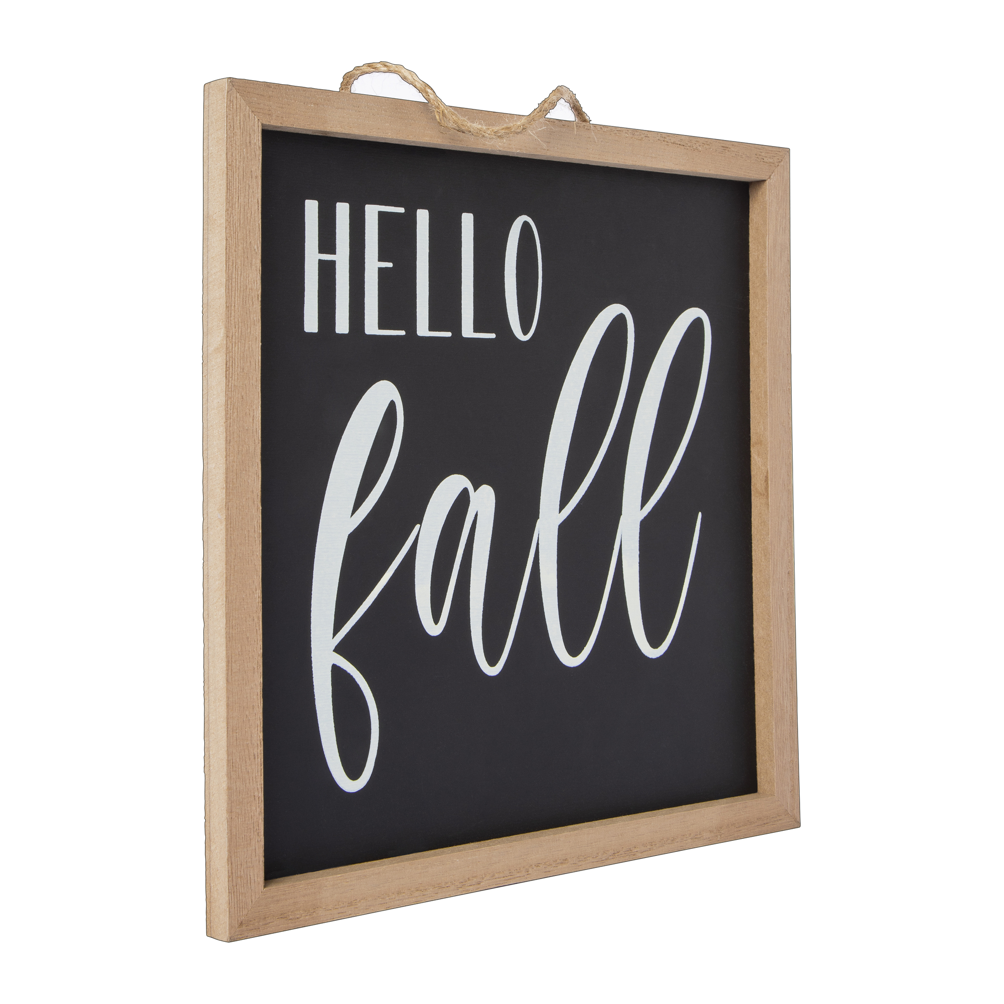 Hello Fall' Wall Sign 10in x 10in