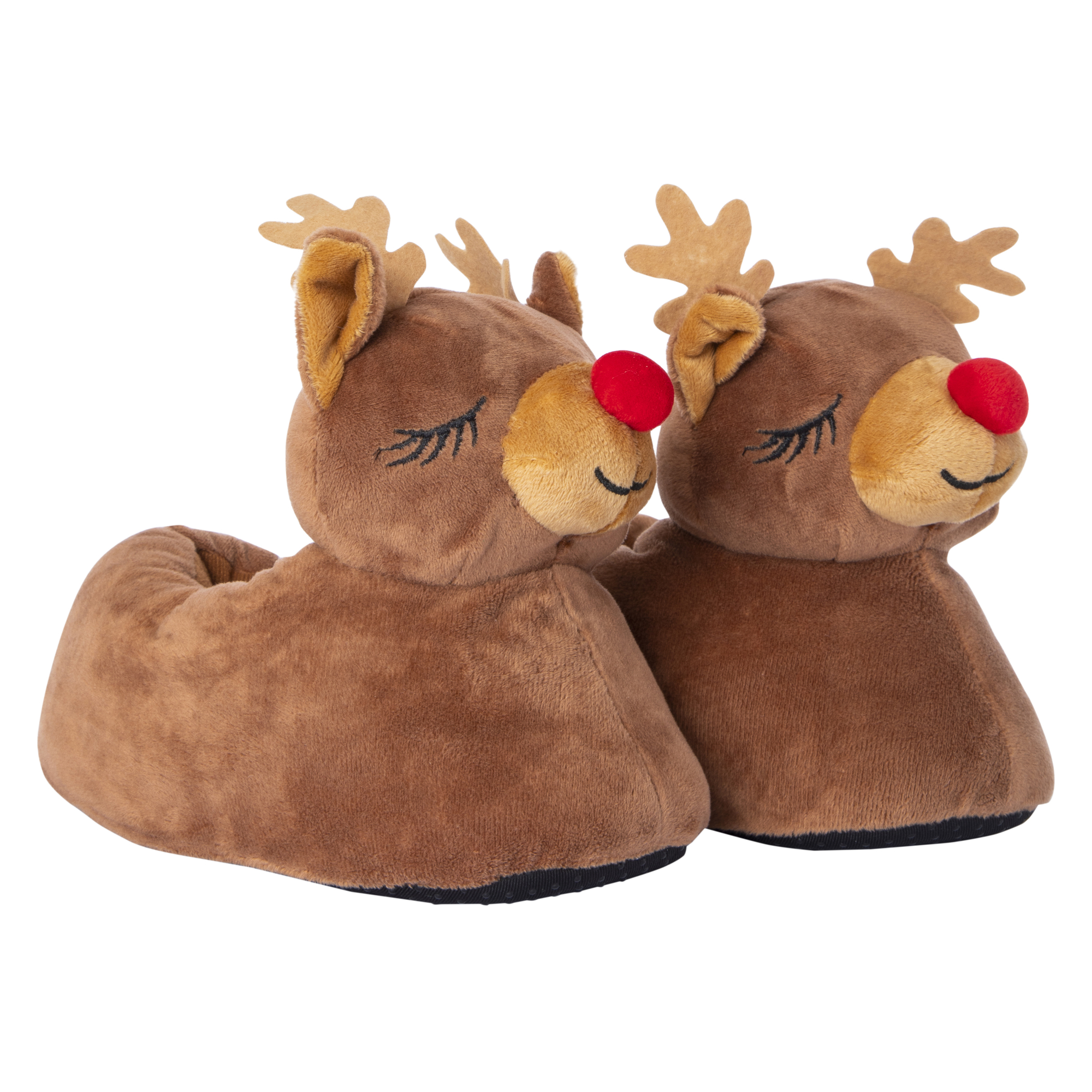 Plush Holiday Slippers