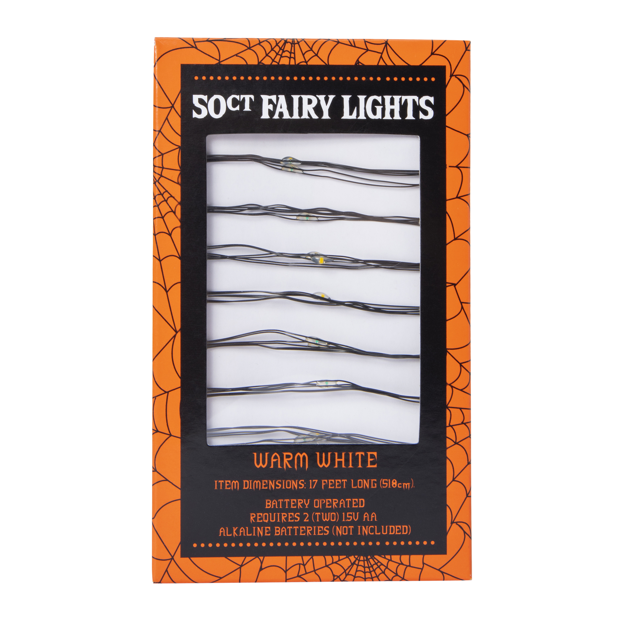 17ft Fairy Lights - Warm White