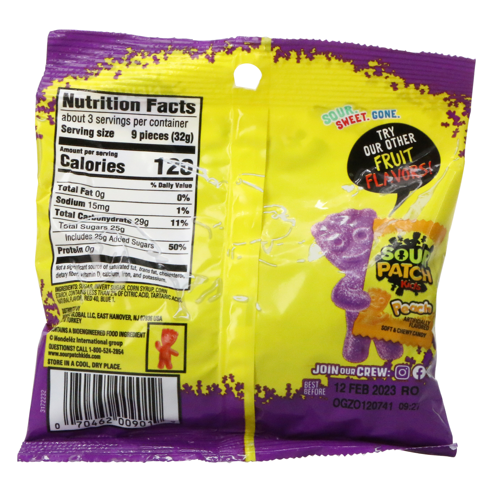 Grape Sour Patch Kids® 3.6oz Bag