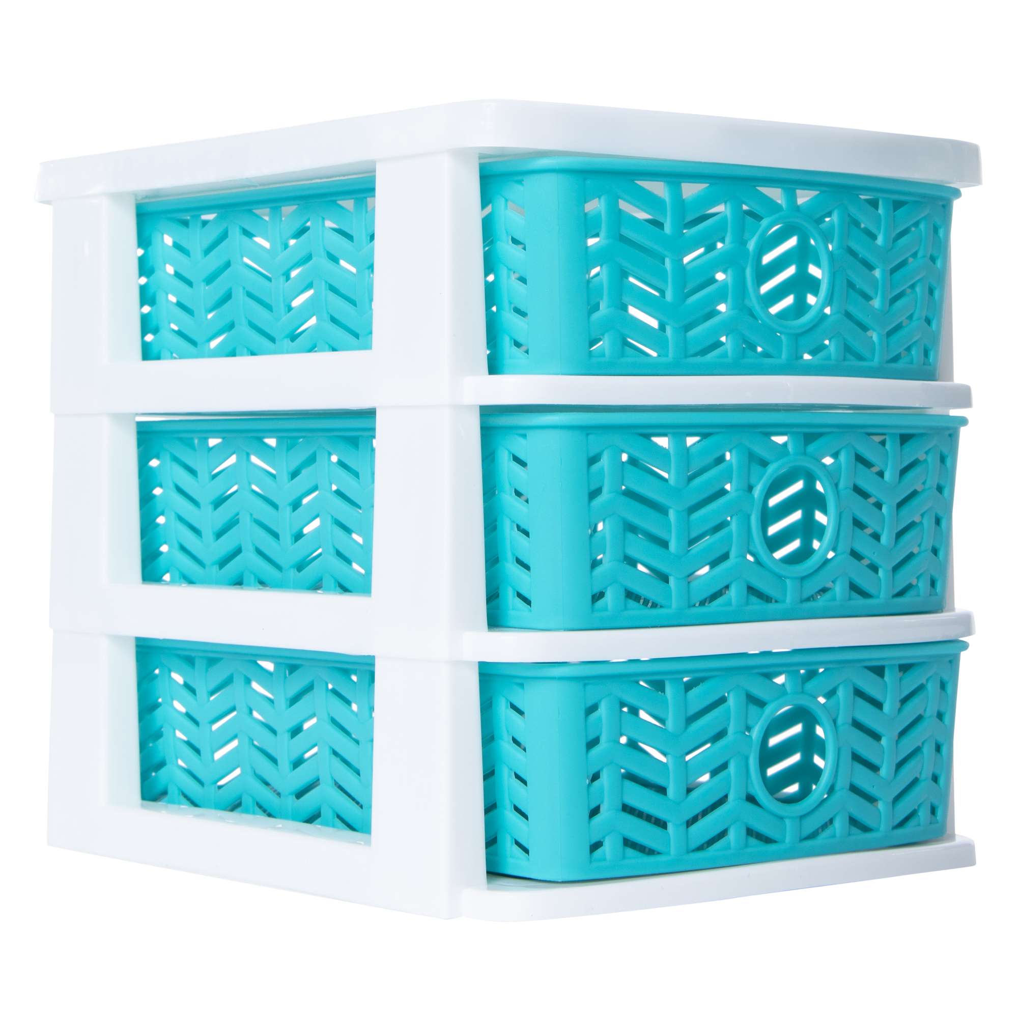 Herringbone 3-Drawer Mini Organizer 7.5in