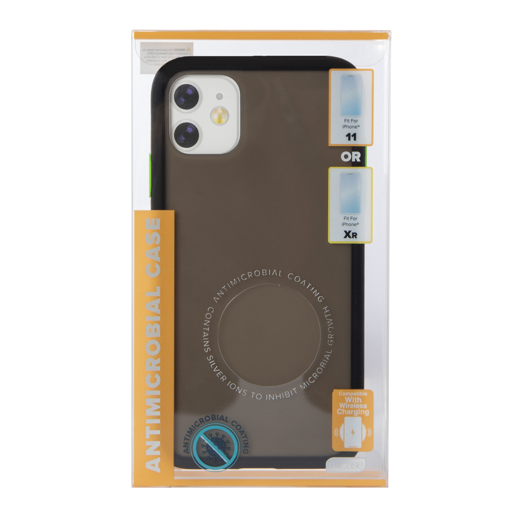 iPhone 11®/Xr® Wireless Charging Compatible Antimicrobial Phone Case