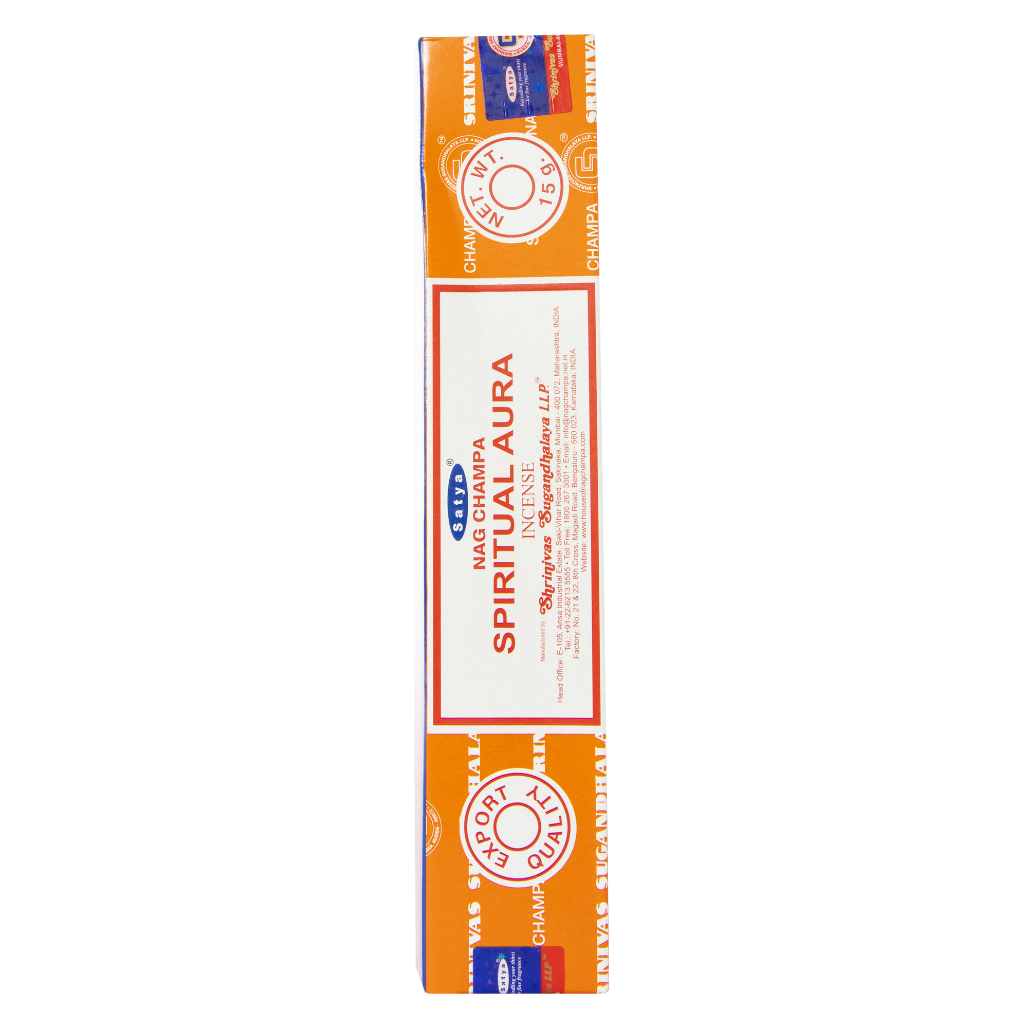 Satya® Nag Champa incense - Spiritual Aura