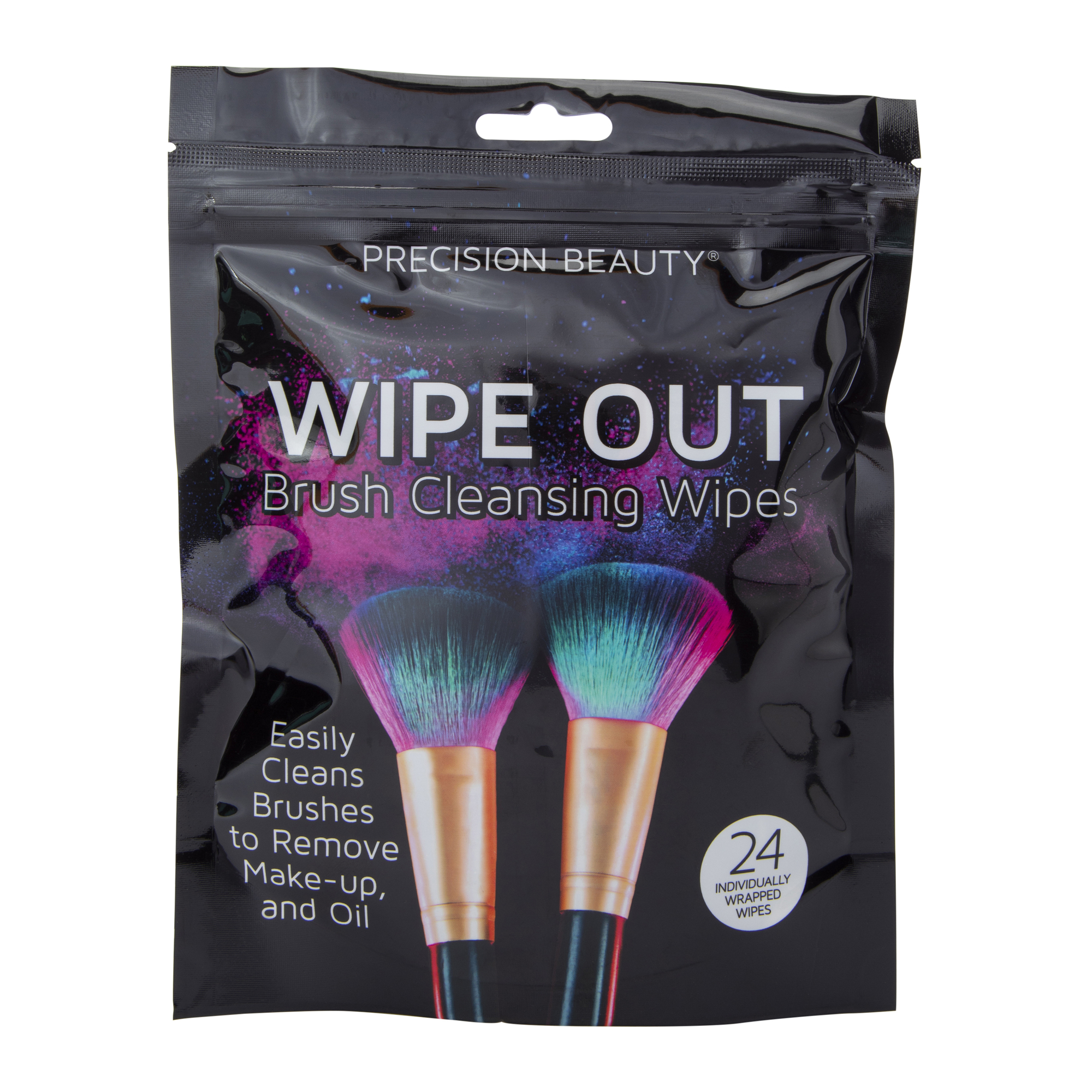 Precision Beauty® 24-Count Makeup Brush Cleansing Wipes