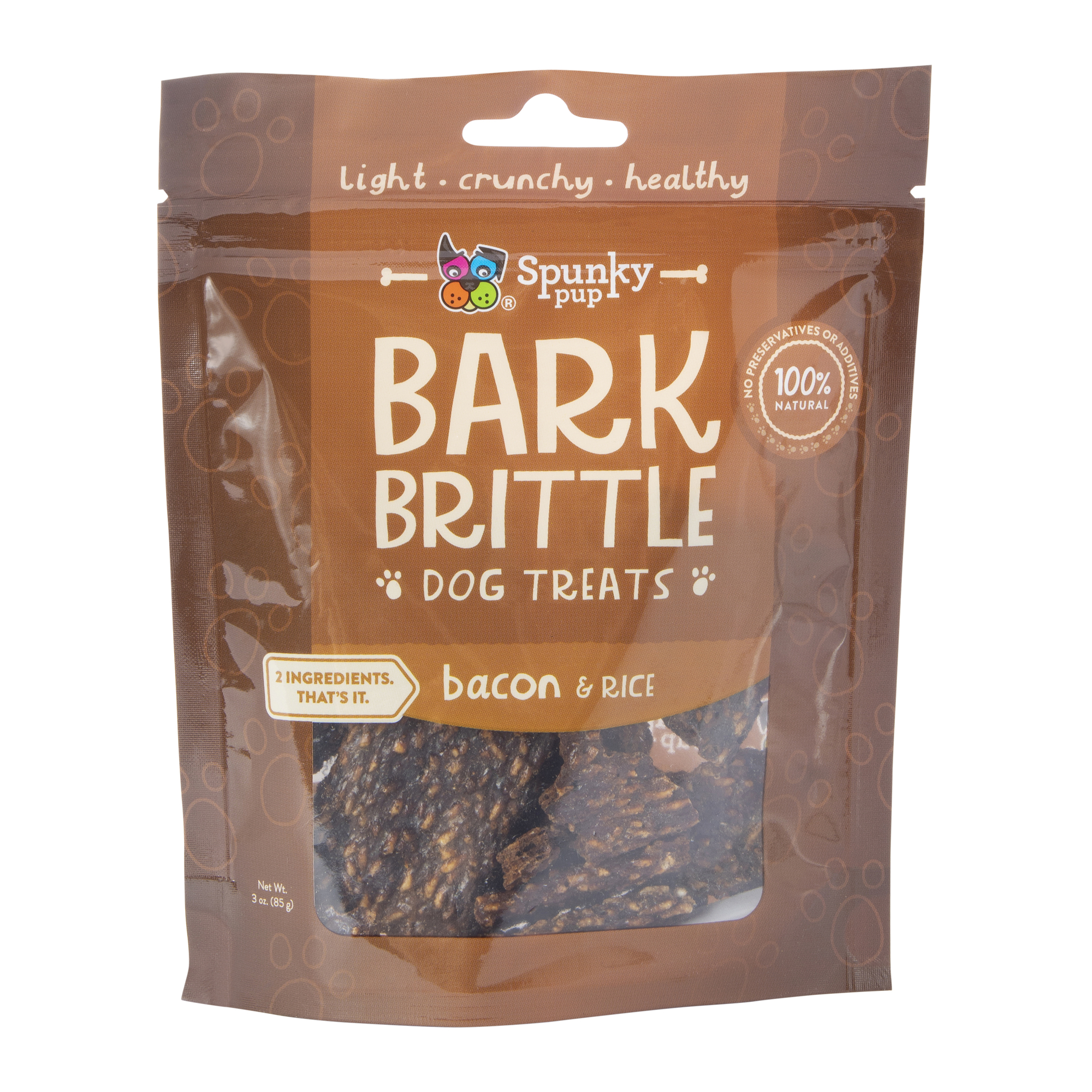 Spunky Pup Bark Brittle Dog Treats 3oz