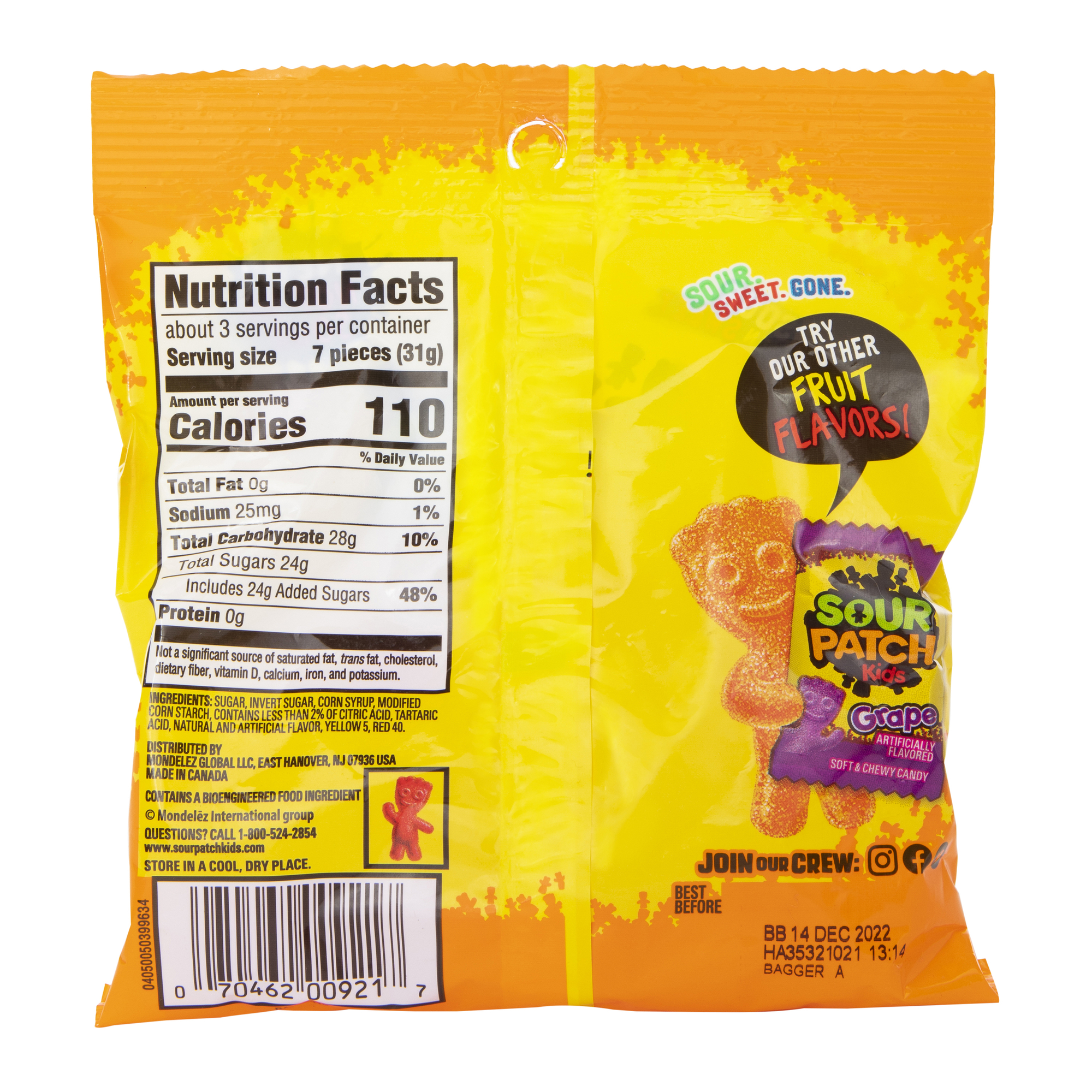 Peach Sour Patch Kids® 3.56oz