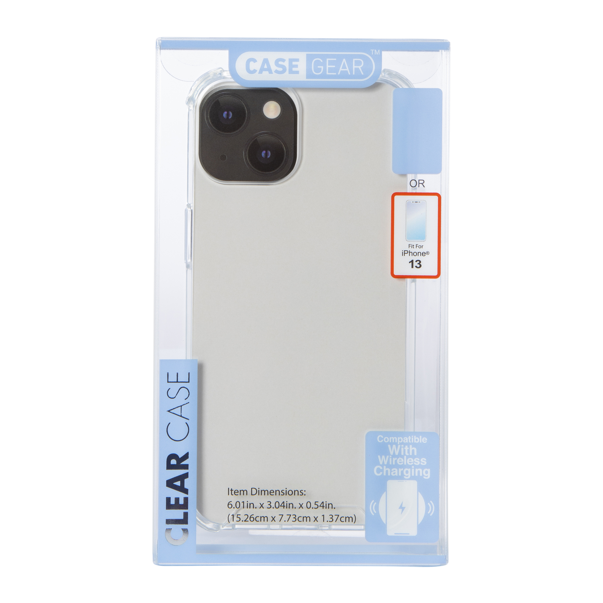 iPhone 14®/13® Wireless Charging Compatible Clear Phone Case