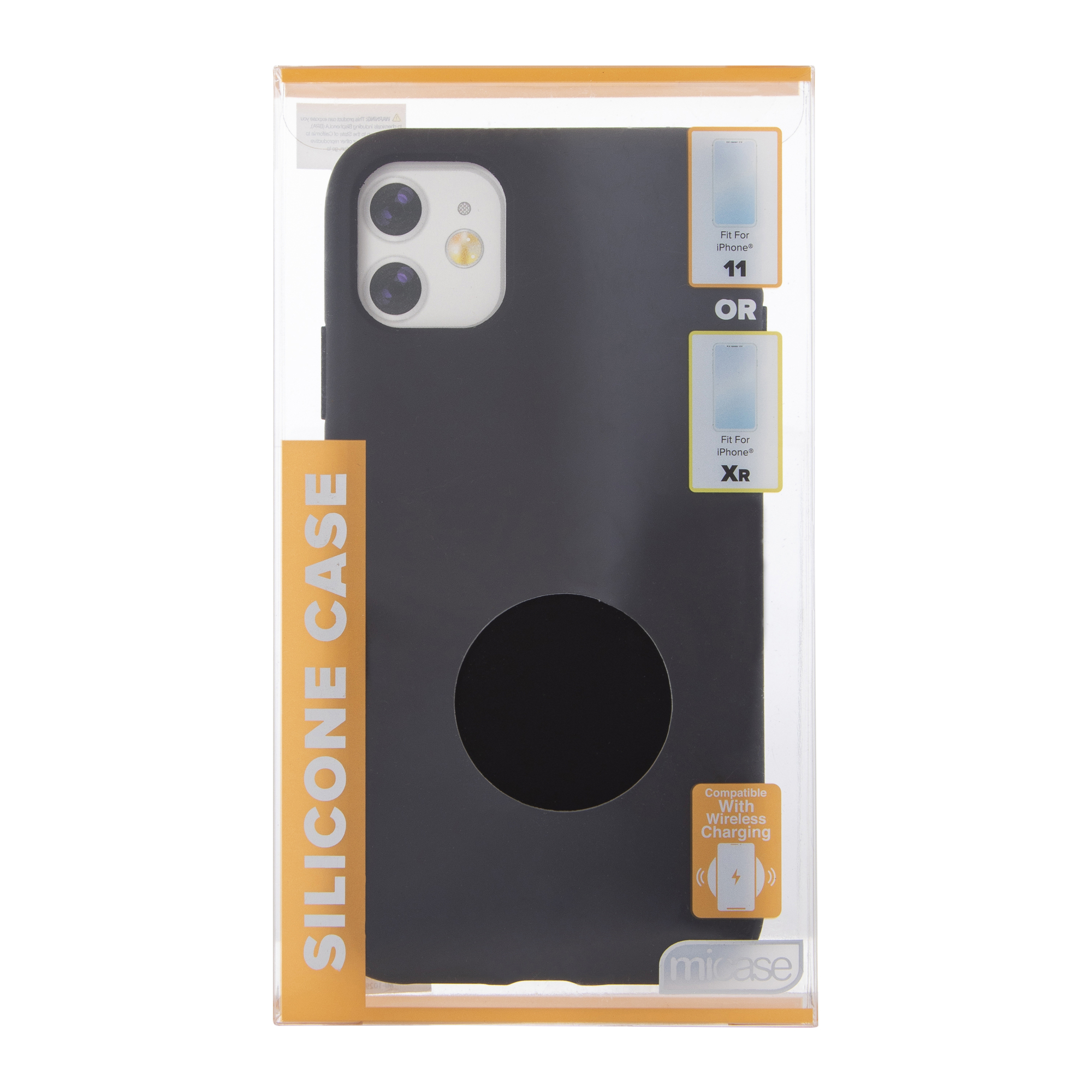 iPhone 11®/Xr® Wireless Charging Compatible Silicone Phone Case