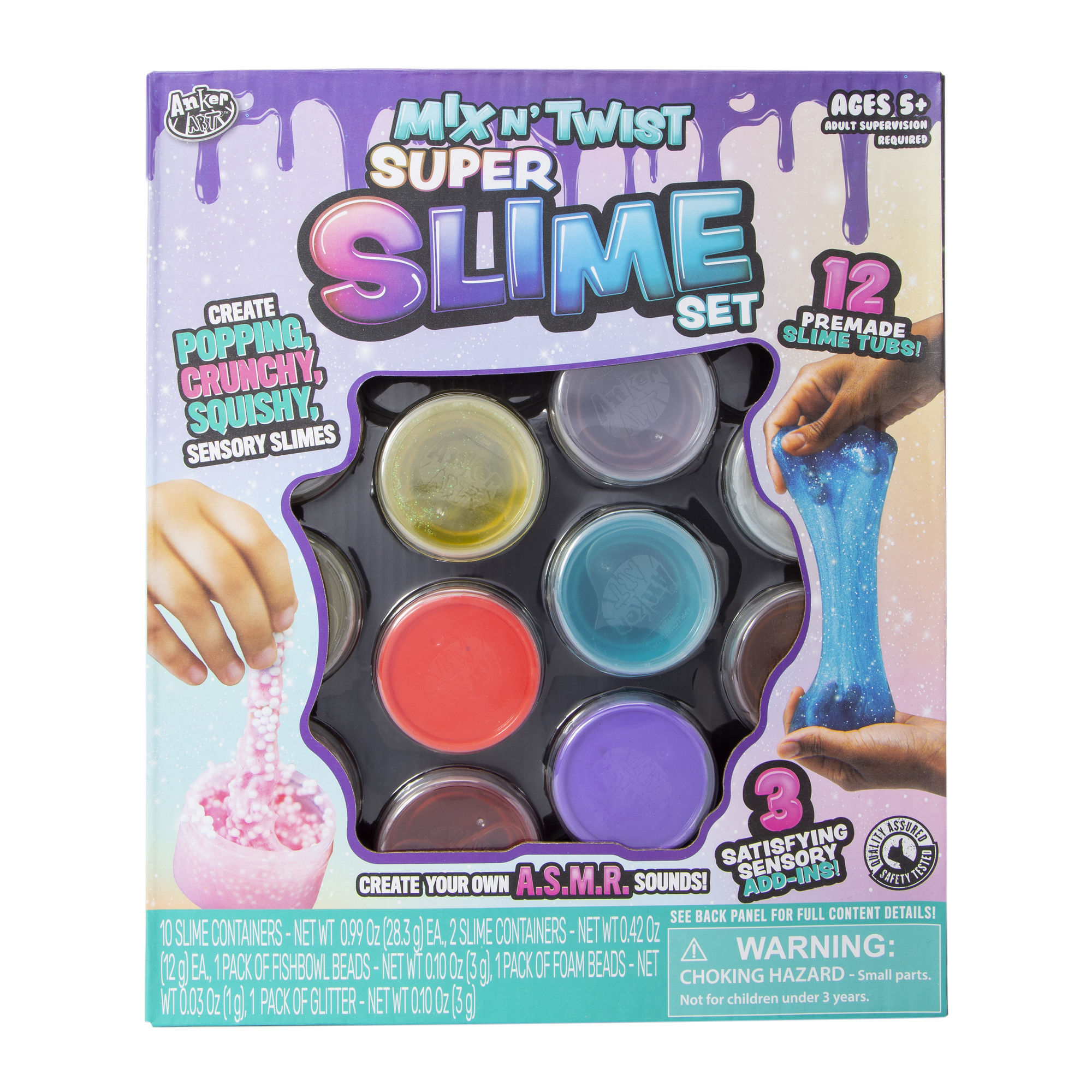 Mix N' Twist Super Slime Set 12-Count