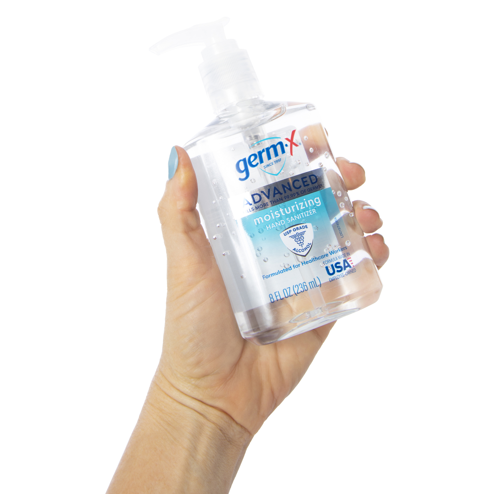 Germ-X® Advanced Moisturizing Hand Sanitizer Pump Dispenser 8.07oz