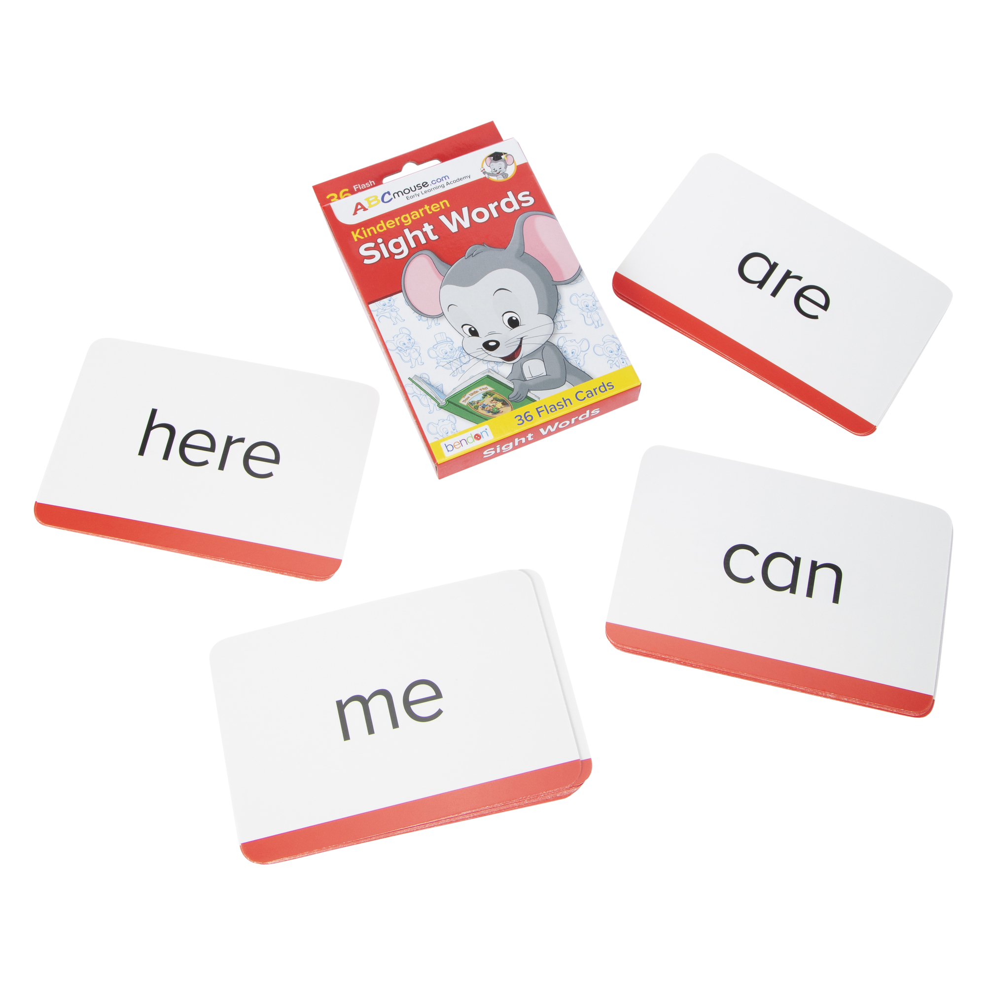 Abcmouse Kindergarten Sight Words Flash Cards 36-Count