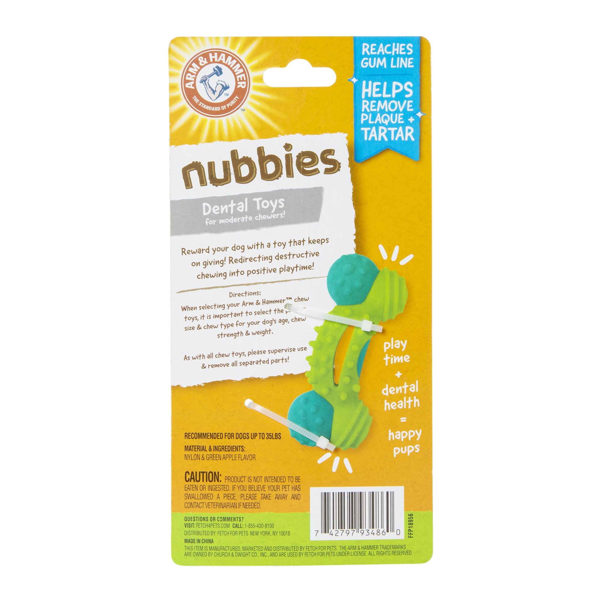 Arm & Hammer™ Nubbies Dental Dog Toy