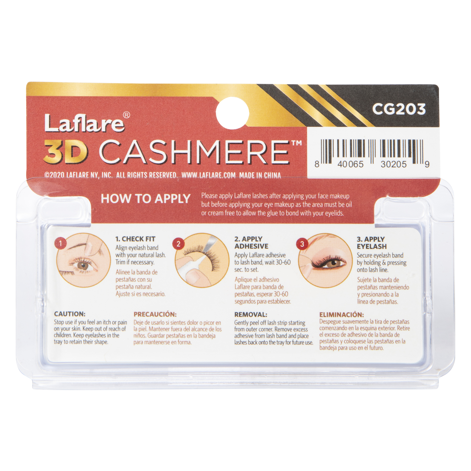 Laflare® 3D Cashmere™ Glam Faux Lashes
