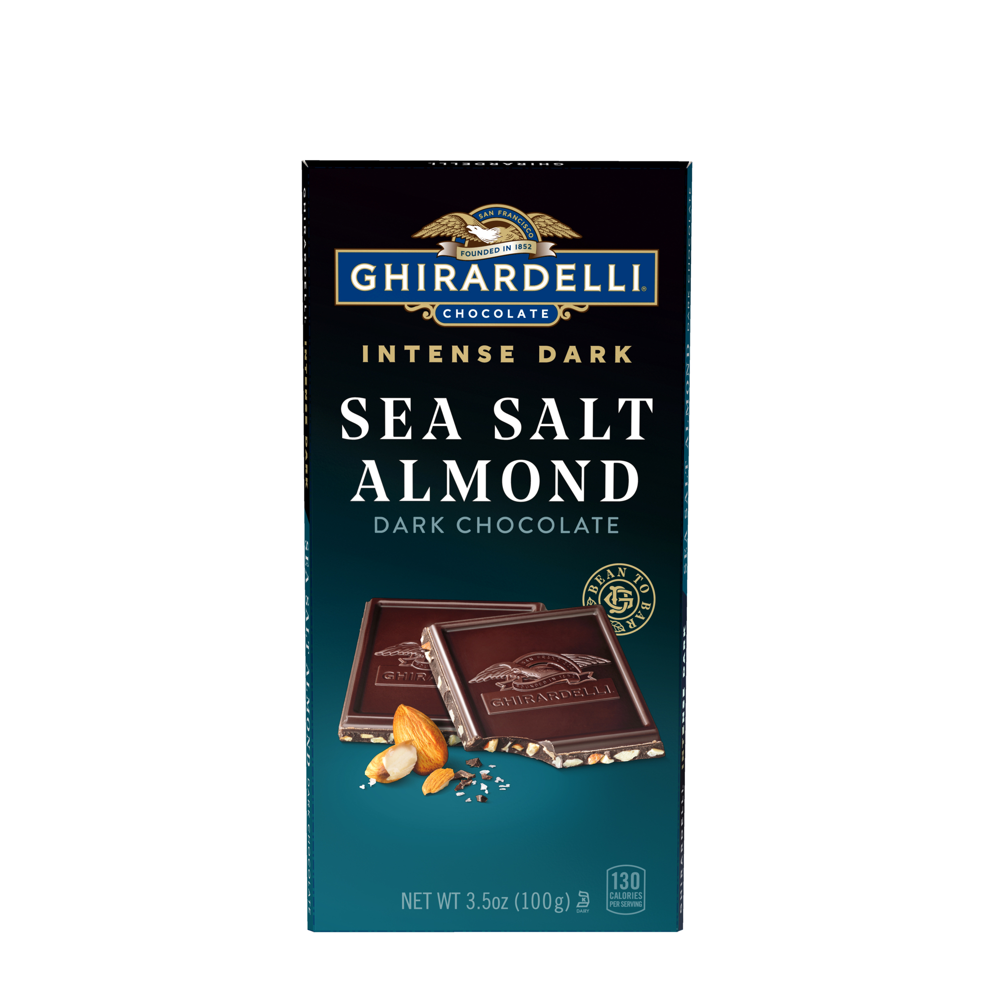 Ghiradelli® intense Dark Sea Salt Almond Dark Chocolate 3.5oz