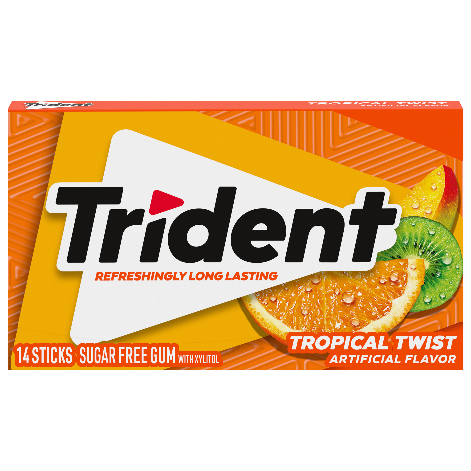 Trident® Tropical Twist Sugar-Free Gum - 14 Sticks