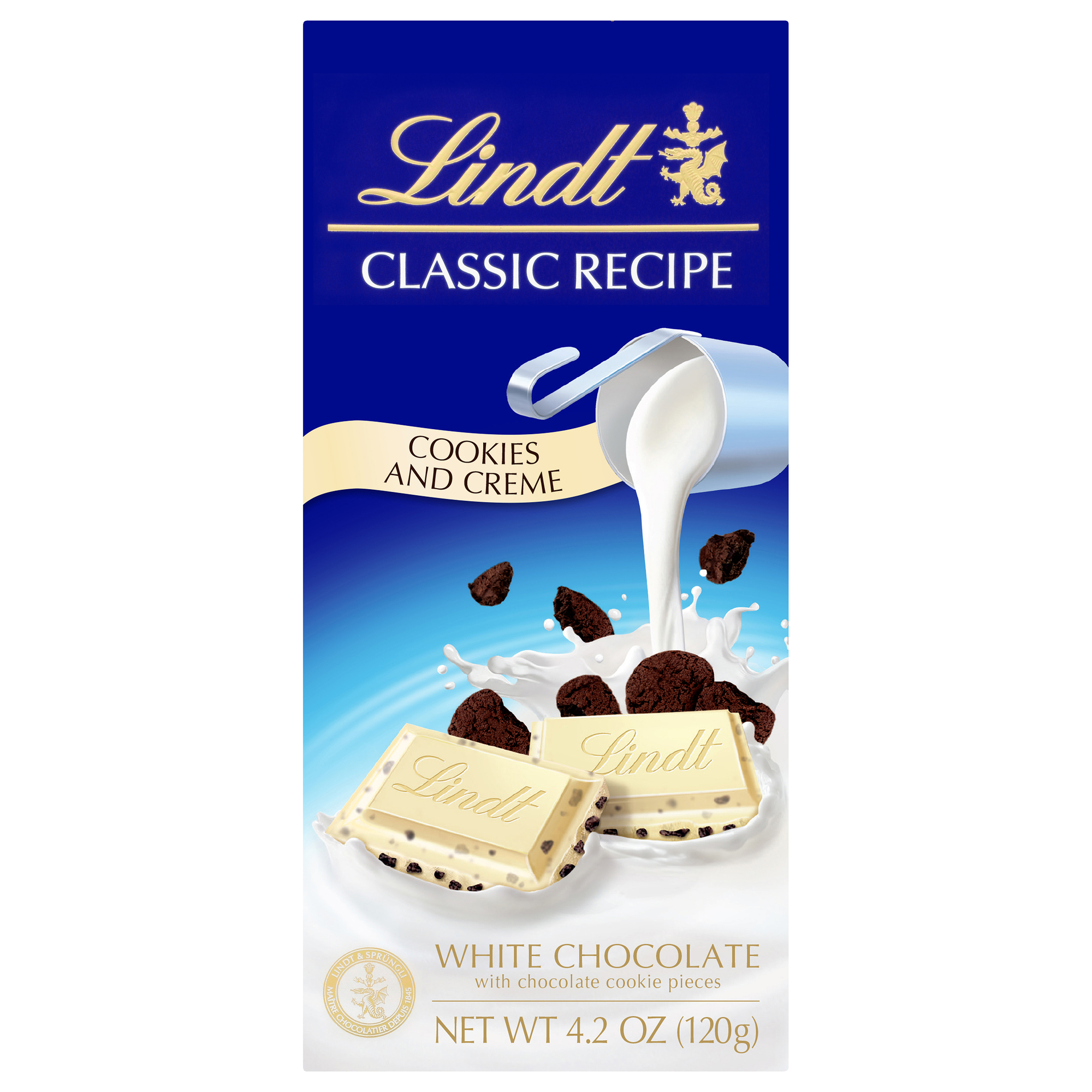 Lindt® Classic Recipe Cookies & Creme White Chocolate Bar 4.4oz