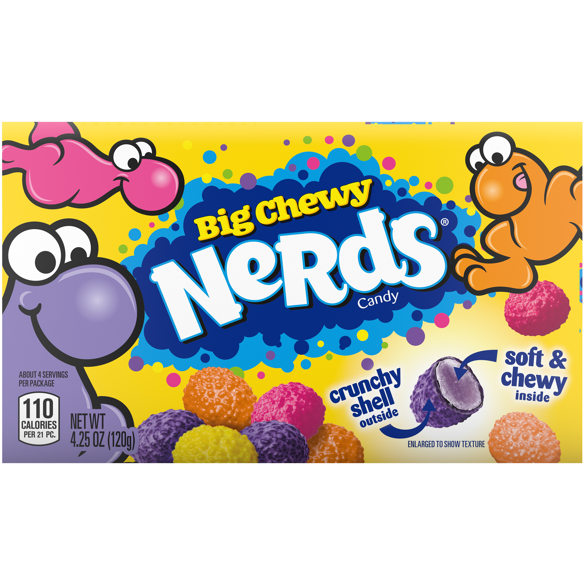 Big Chewy Nerds® Theater Box Candy 4.25oz
