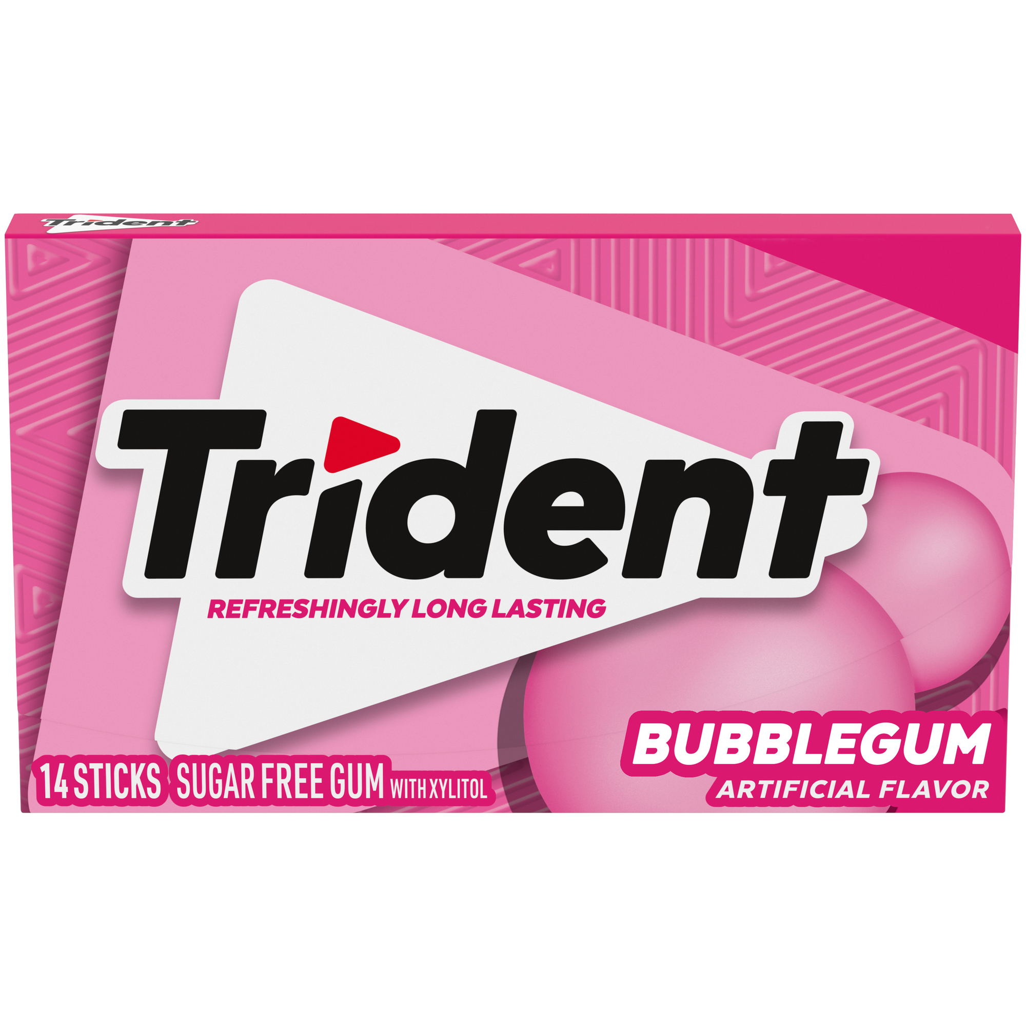 Trident® Bubblegum Sugar-Free Gum - 14 Sticks