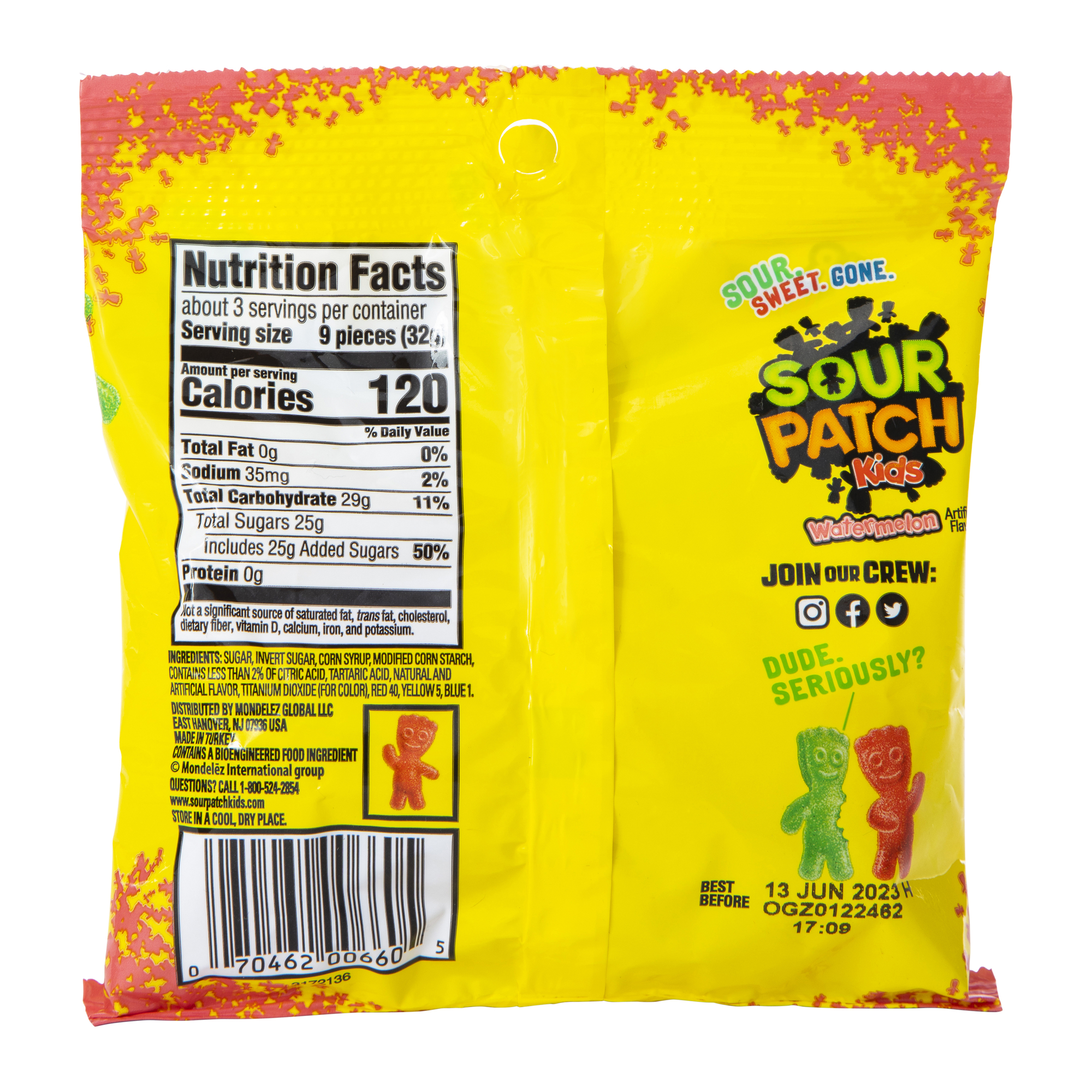 Watermelon Sour Patch Kids® 3.6oz Bag