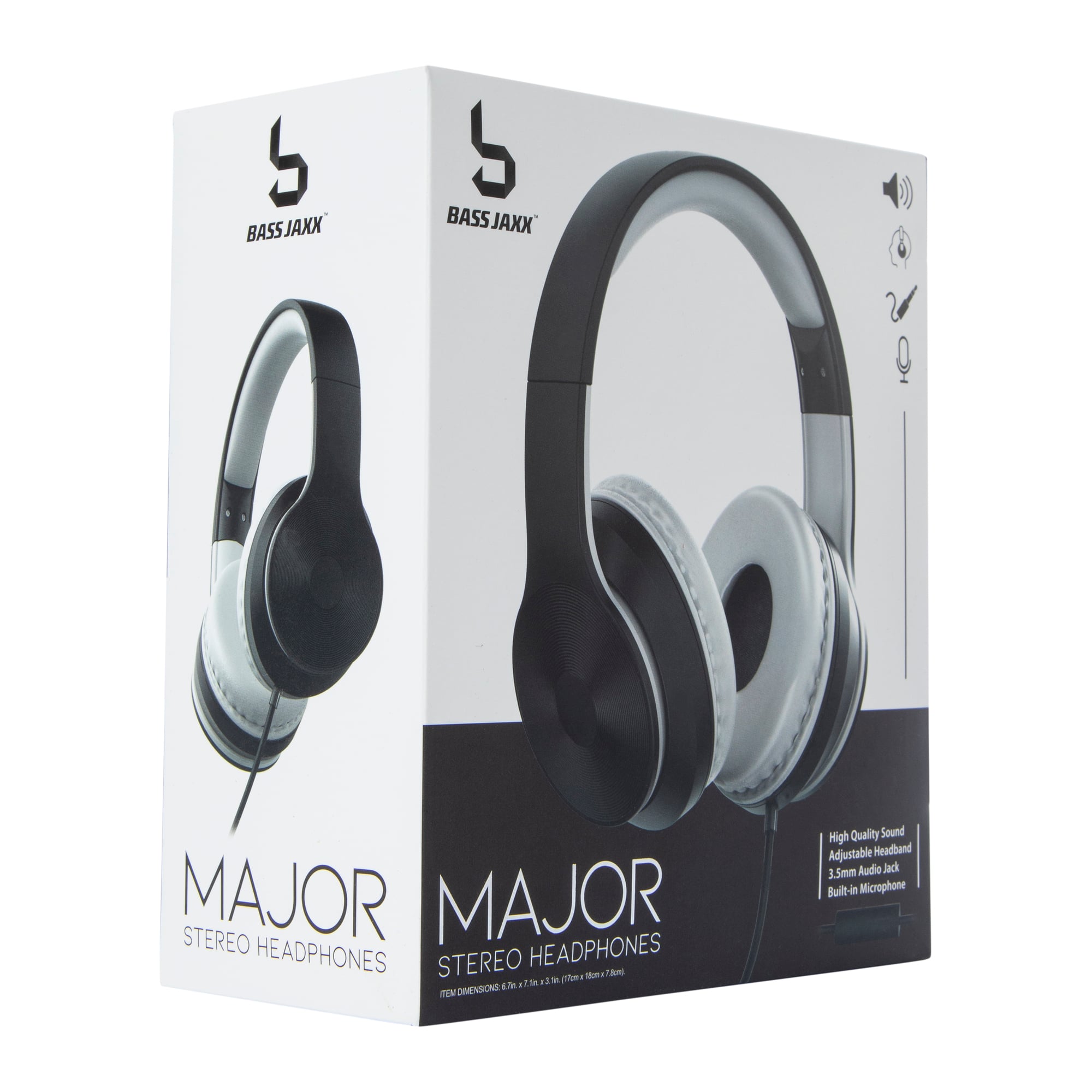 Duotone Wired Stereo Headphones With Microphone