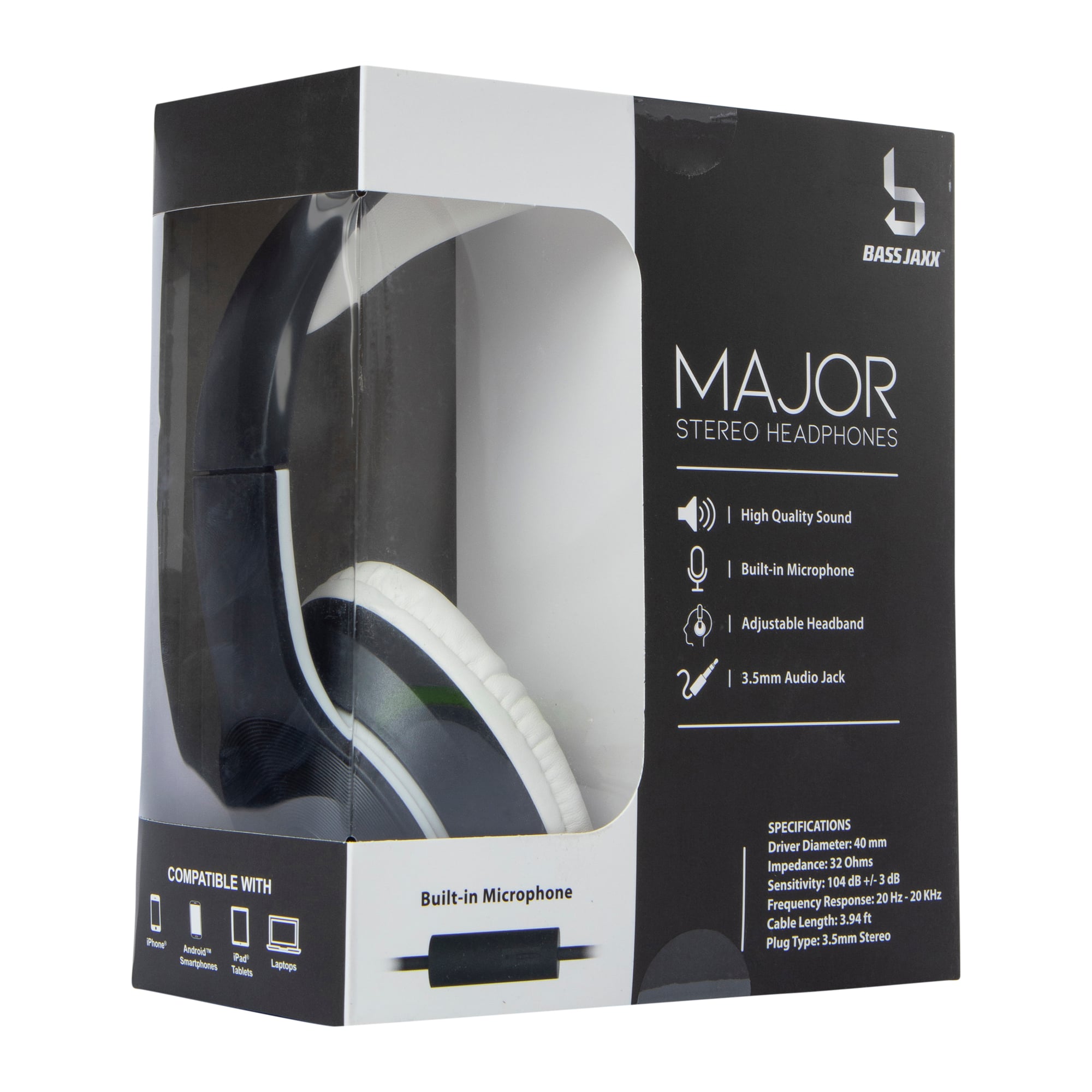 Duotone Wired Stereo Headphones With Microphone