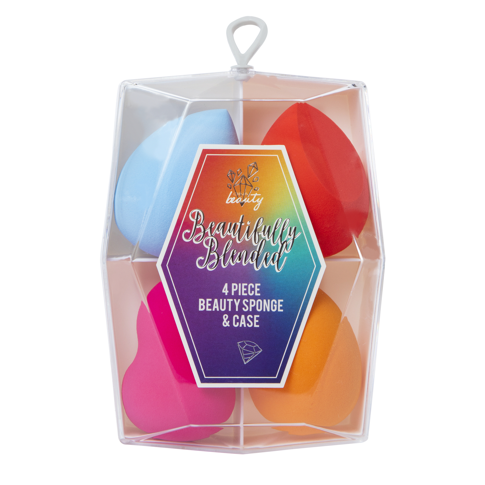 Beauty Sponges & Case 4-Piece