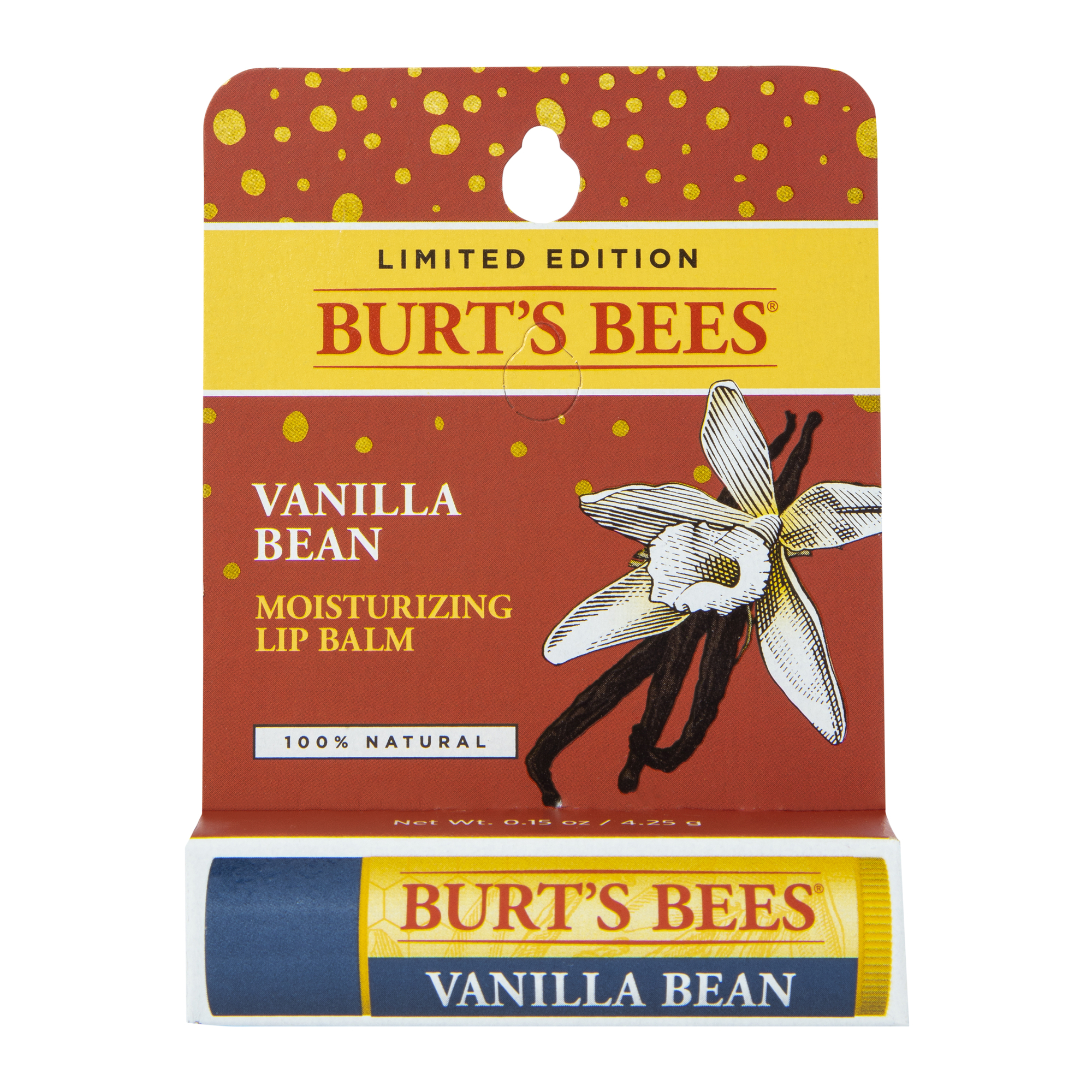 Burt's Bees® Limited Edition Vanilla Bean Lip Balm 0.15oz