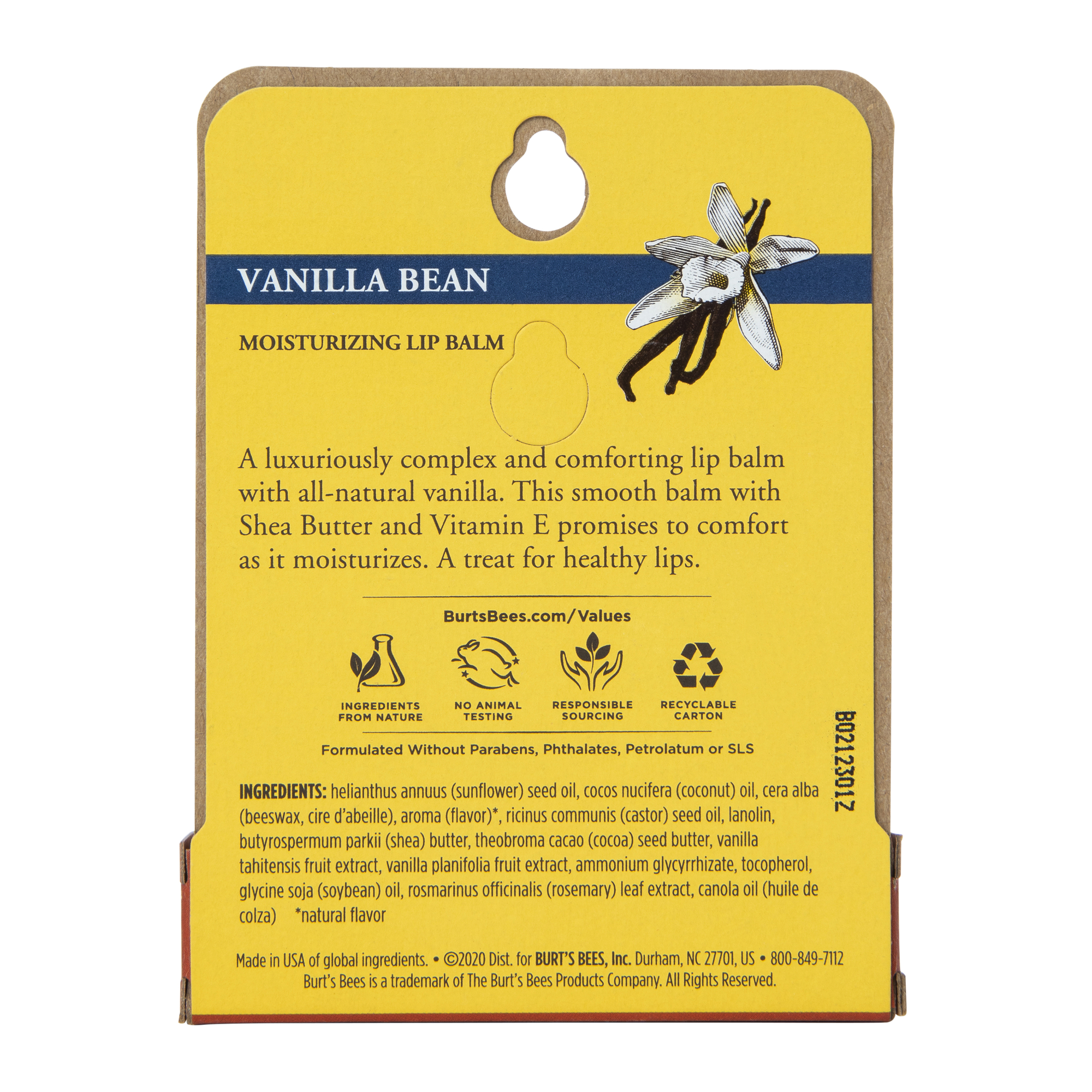 Burt's Bees® Limited Edition Vanilla Bean Lip Balm 0.15oz
