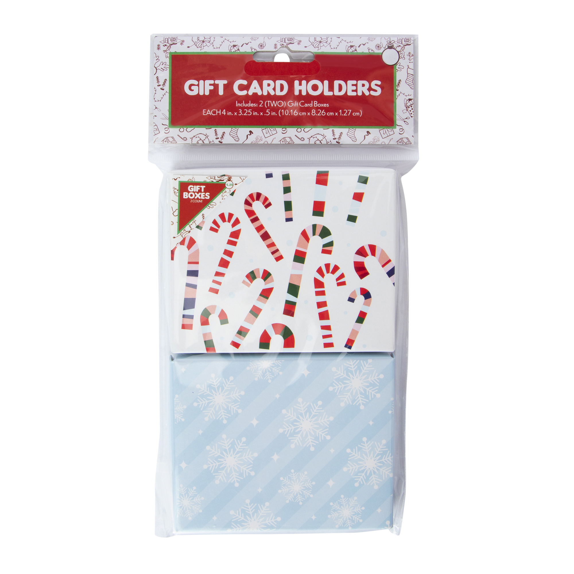 Holiday Gift Card Boxes 2-Pack