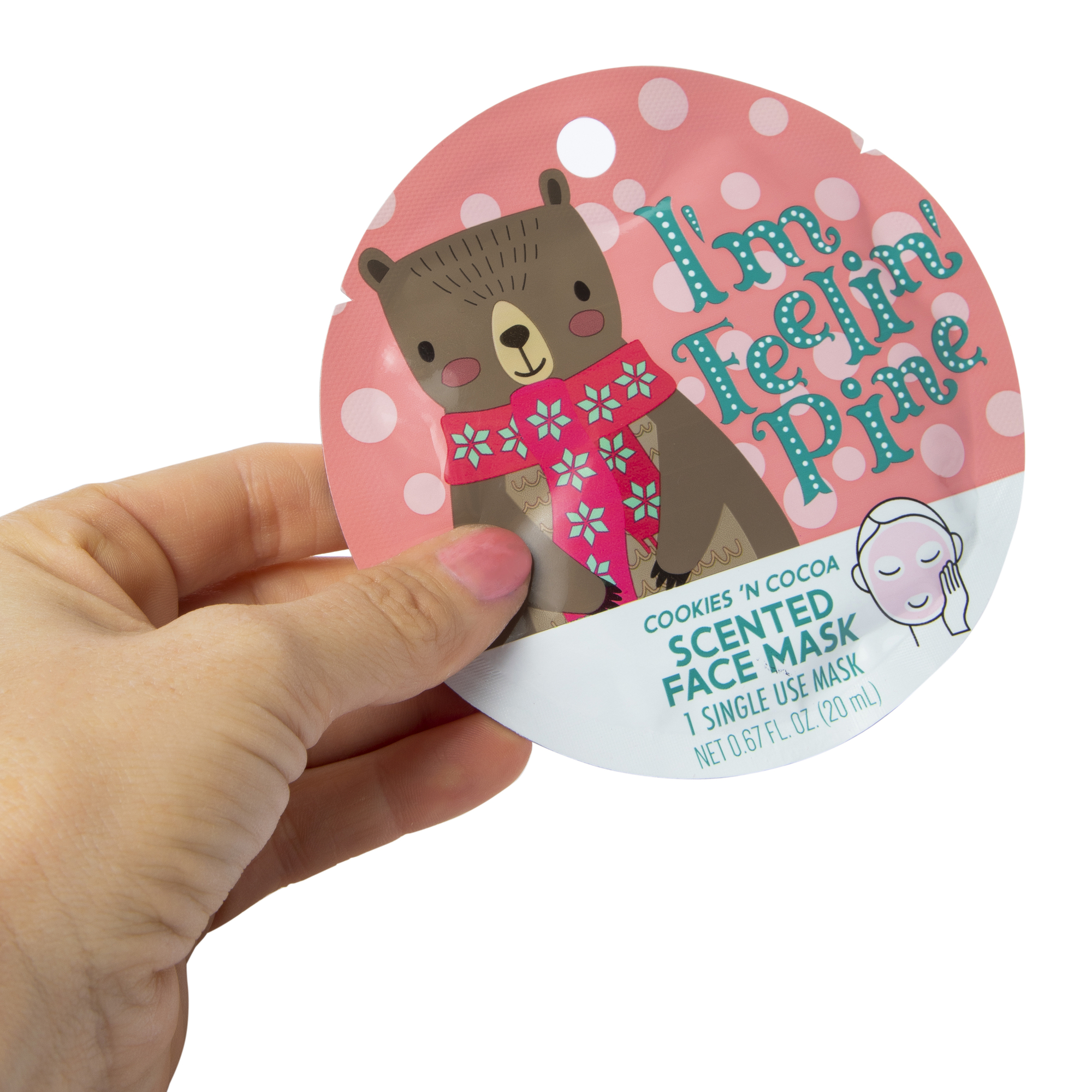 Holiday Scented Face Mask 0.67oz - Cookies 'N Cocoa