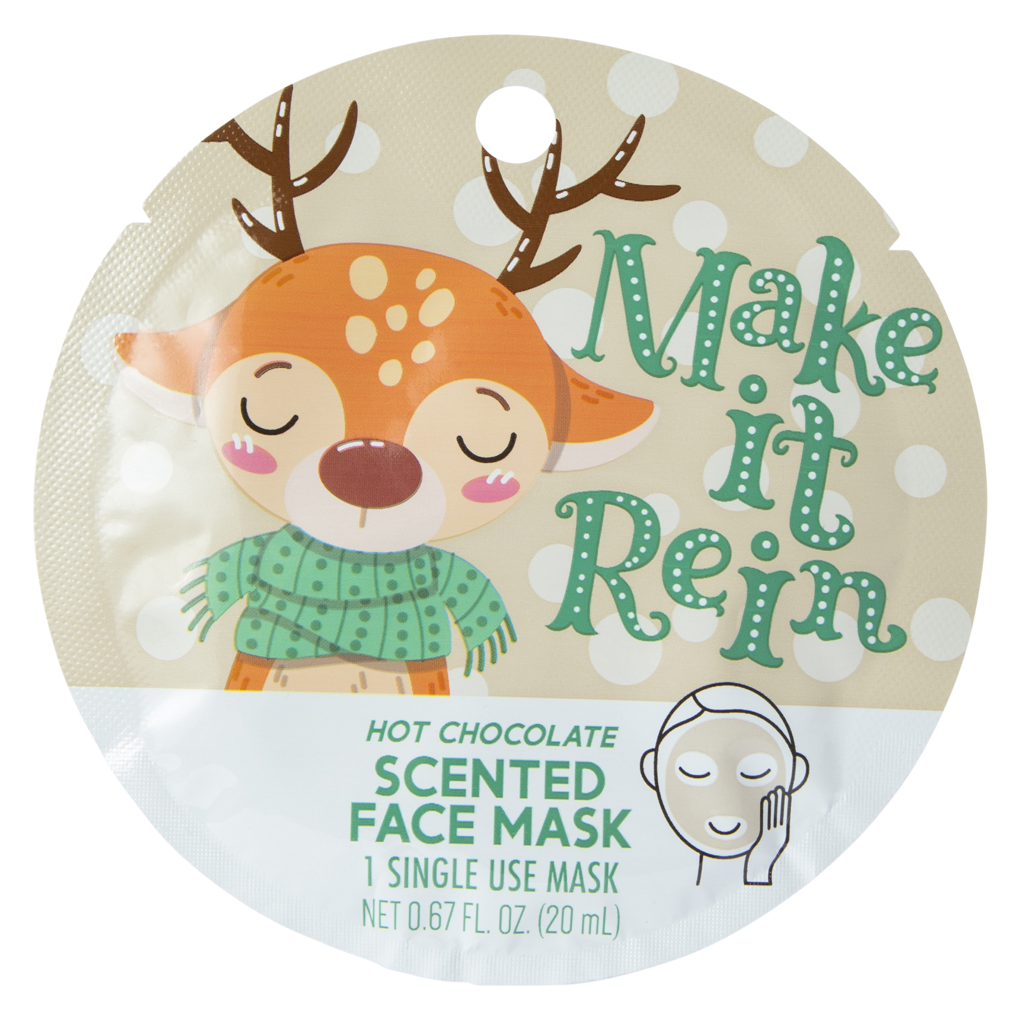 Holiday Scented Face Mask 0.67oz - Hot Chocolate