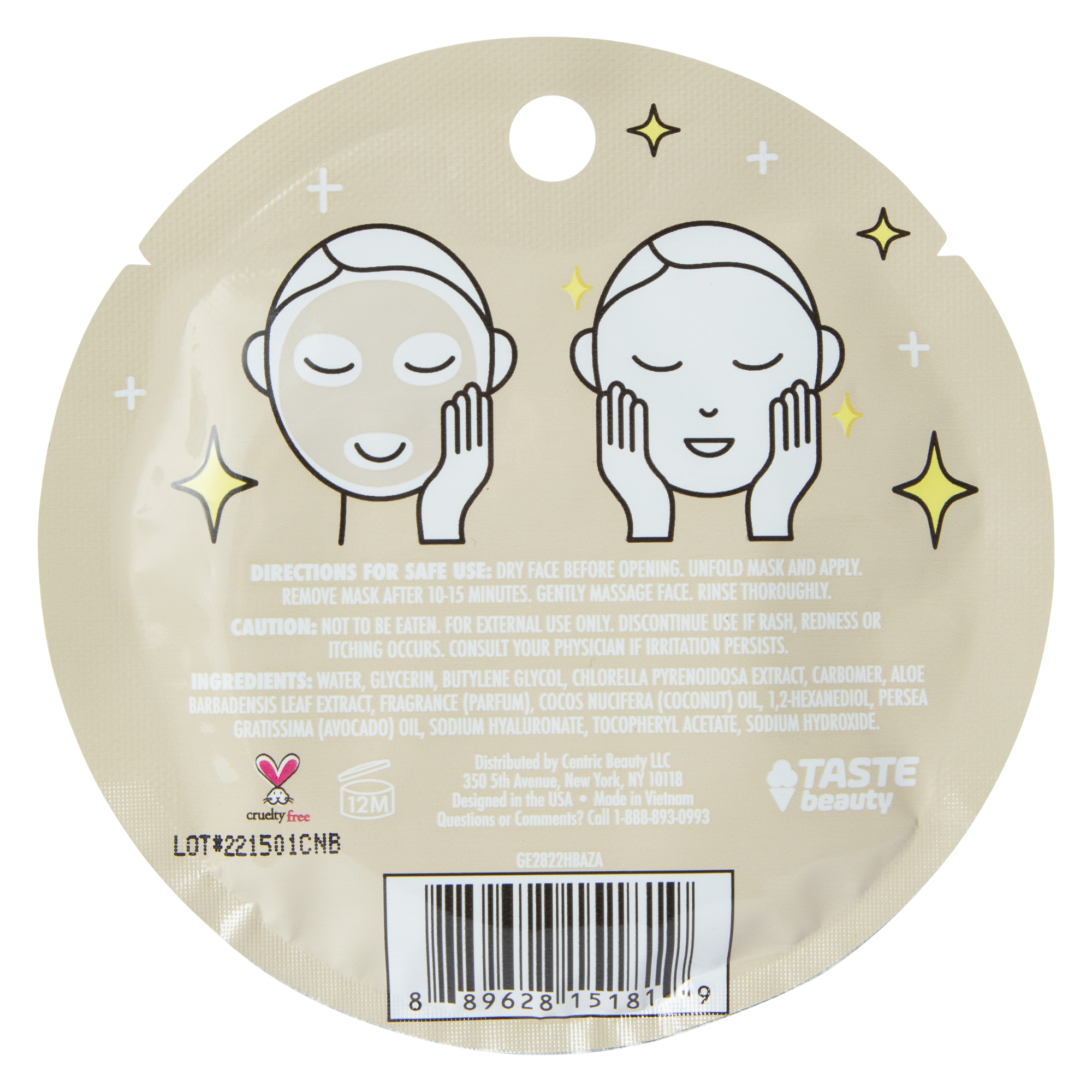 Holiday Scented Face Mask 0.67oz - Hot Chocolate