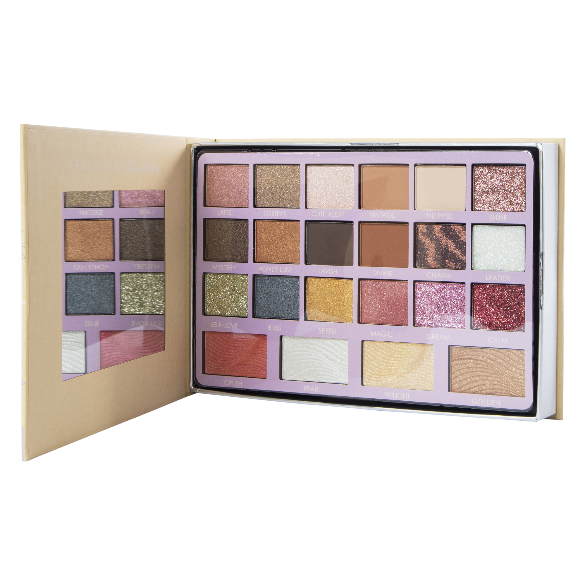 Smoke & Mirrors Clean Beauty Everyday Glam Face & Eye Palette 22-Piece