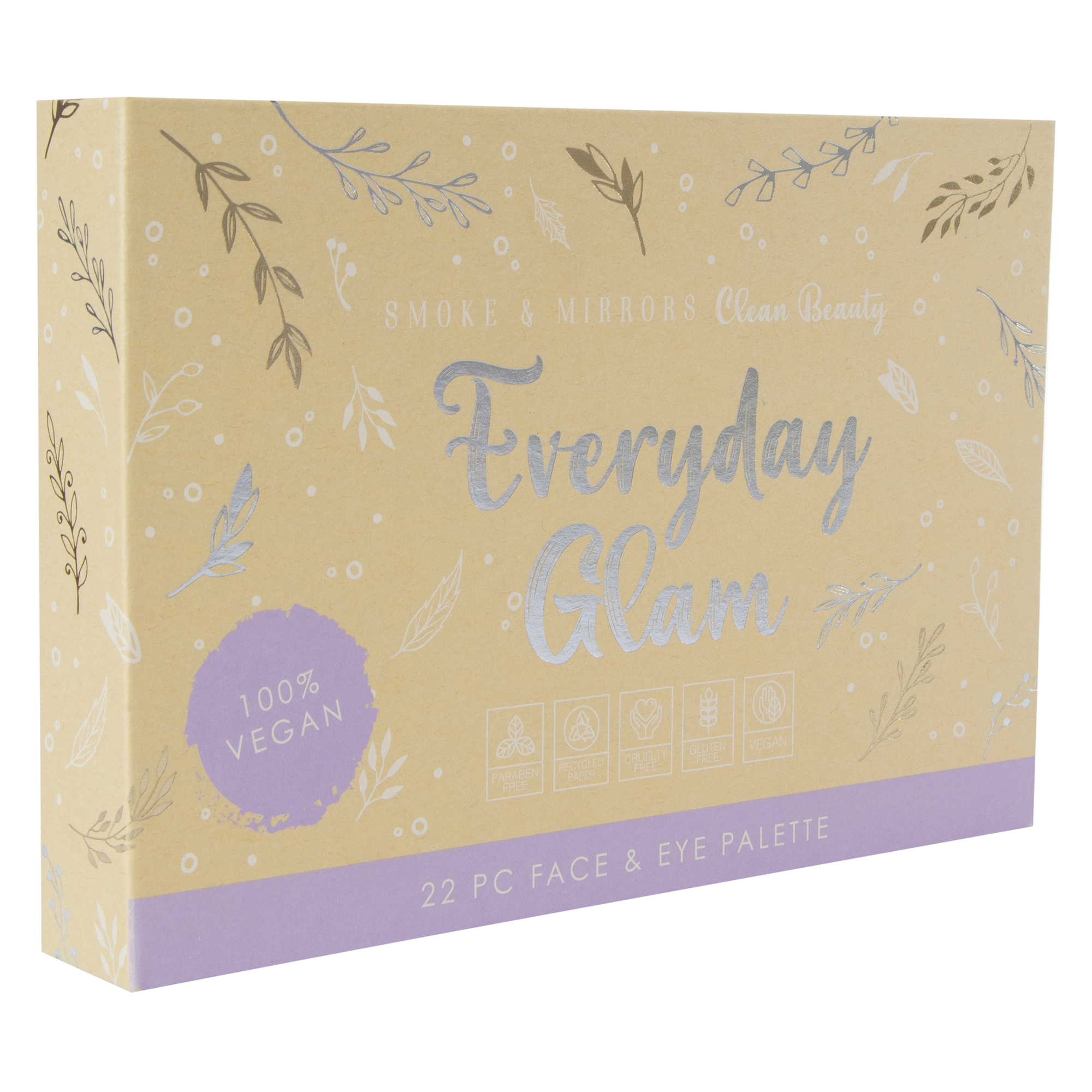 Smoke & Mirrors Clean Beauty Everyday Glam Face & Eye Palette 22-Piece