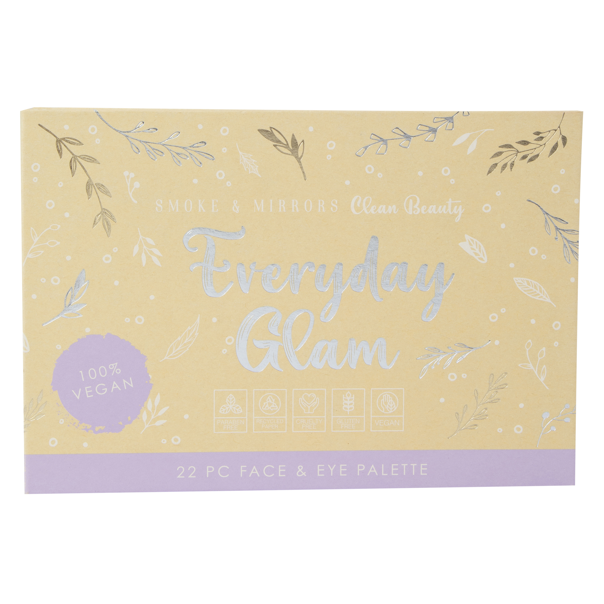 Smoke & Mirrors Clean Beauty Everyday Glam Face & Eye Palette 22-Piece