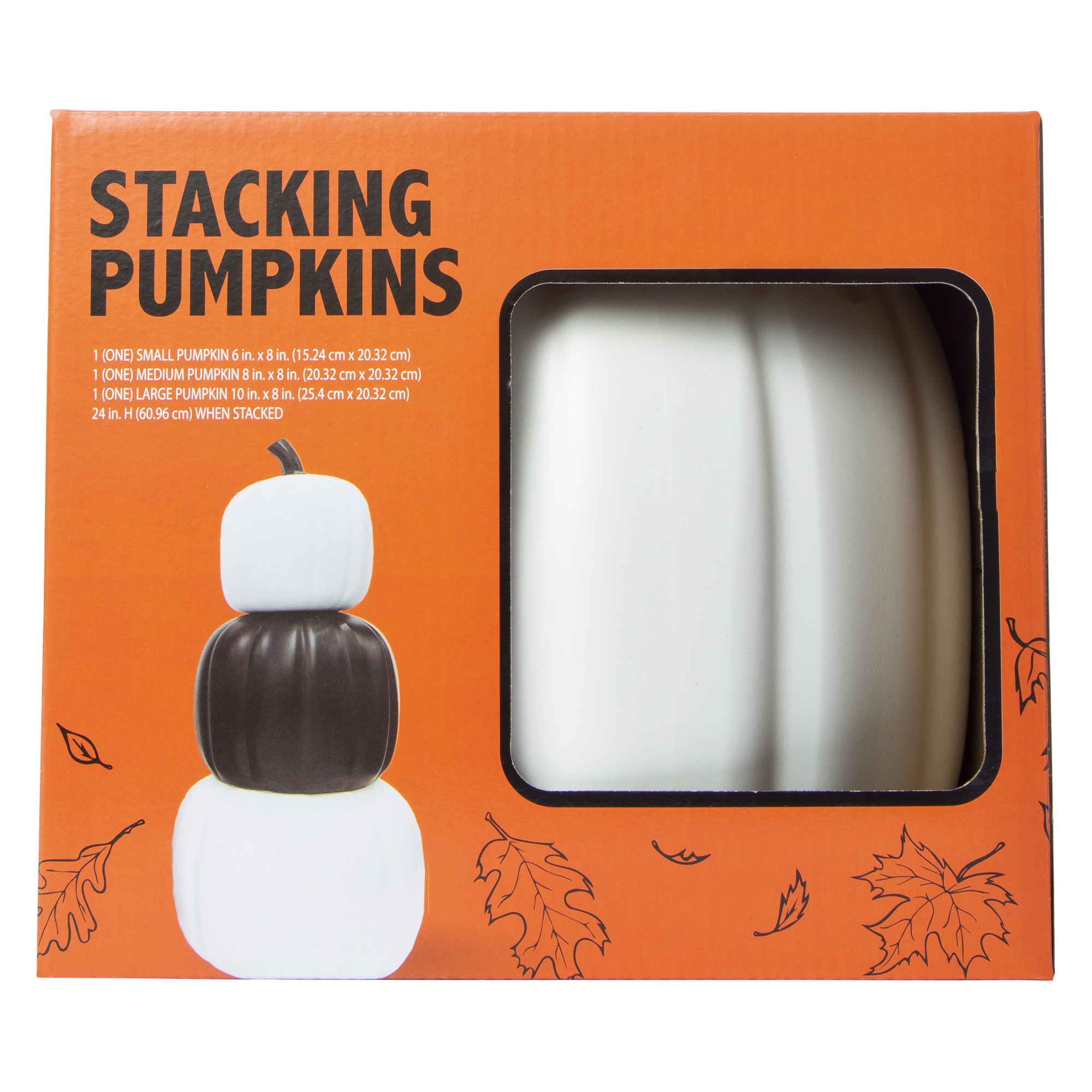 Stacking Pumpkins Decoration 24in