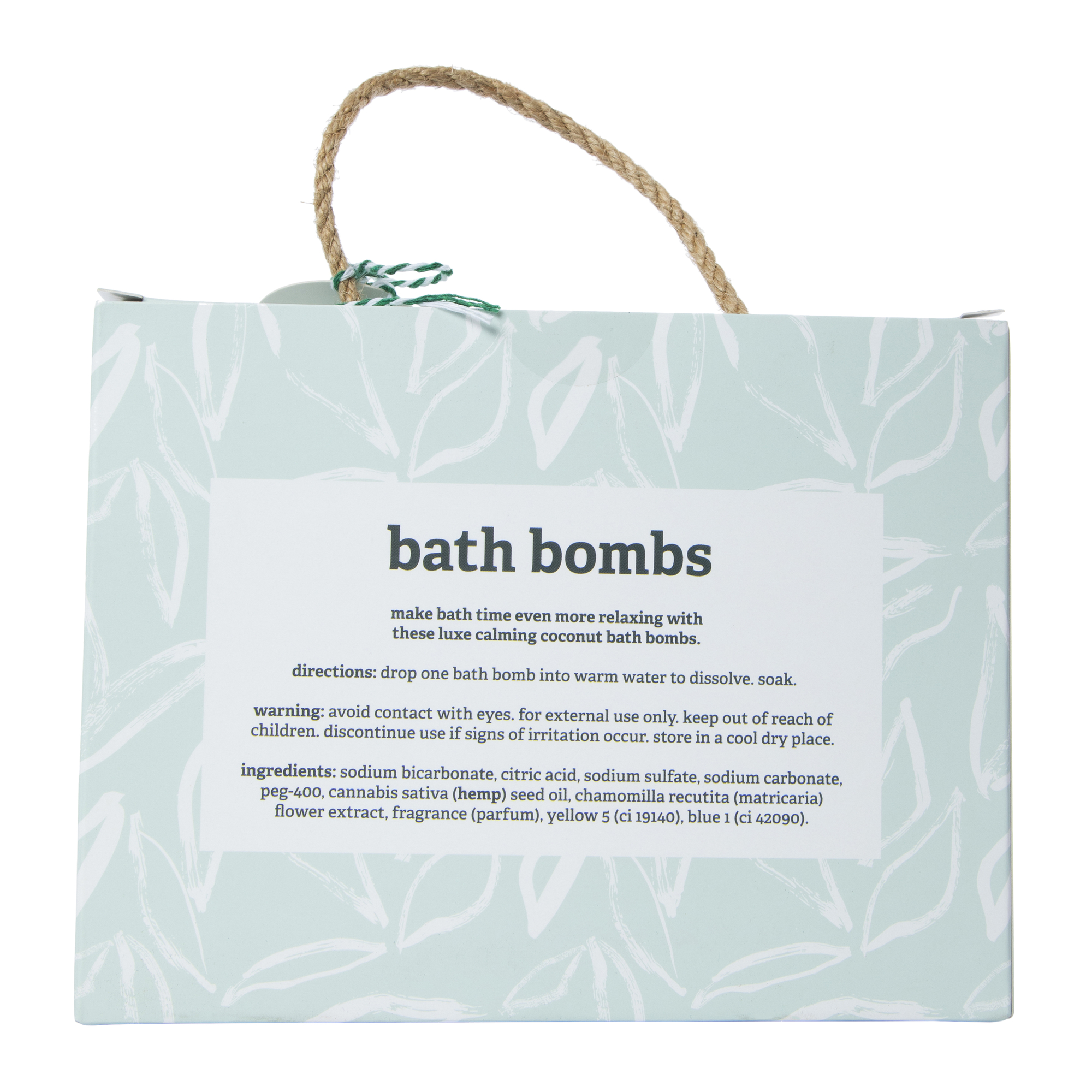 Calming Coconut Bath Bombs With Hemp Seed Oil 10-Count