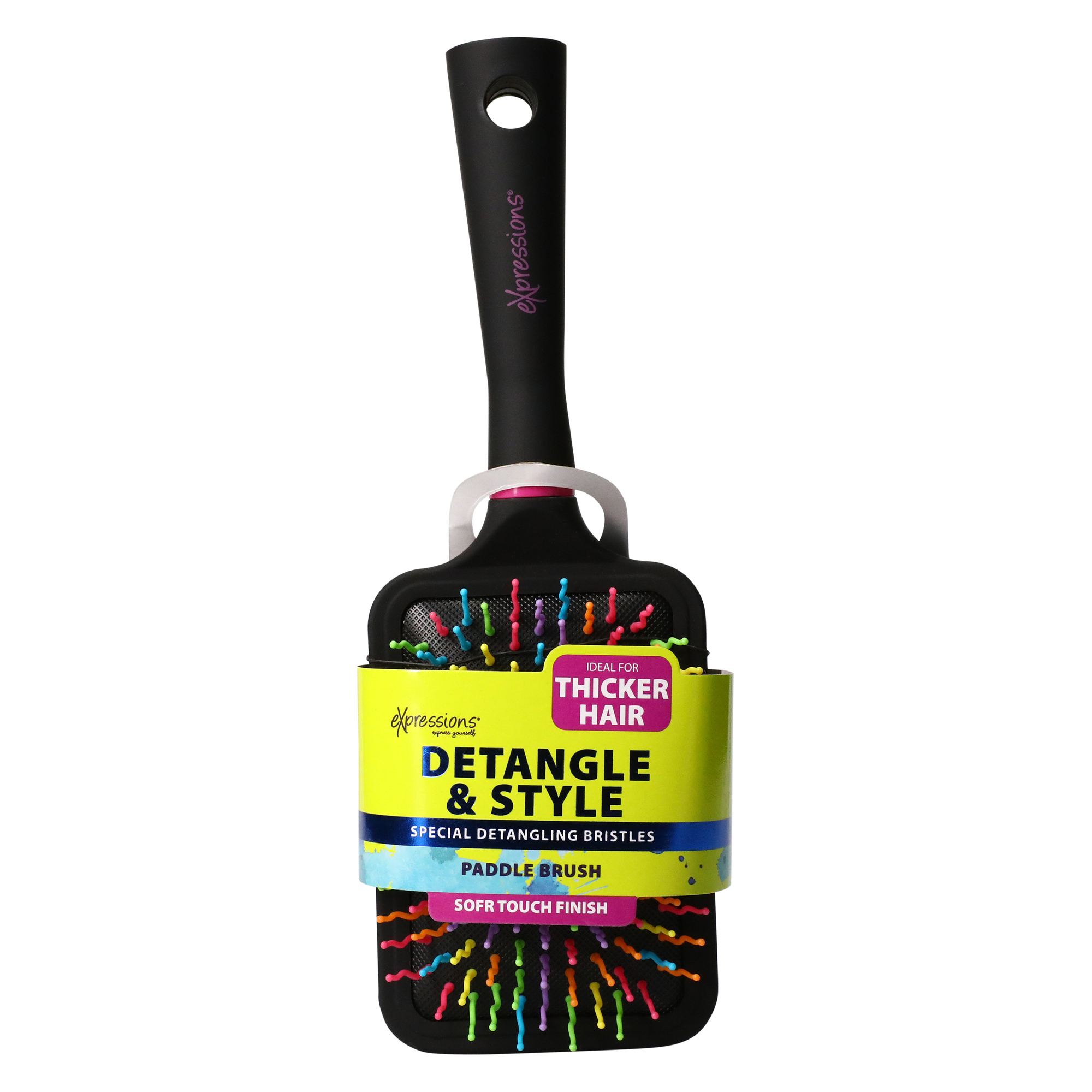 Squiggly Paddle Hair Brush