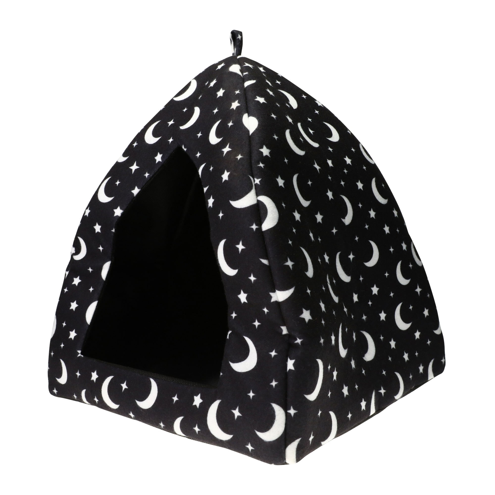 Halloween Moon & Stars Pet Hut 12in x 14in