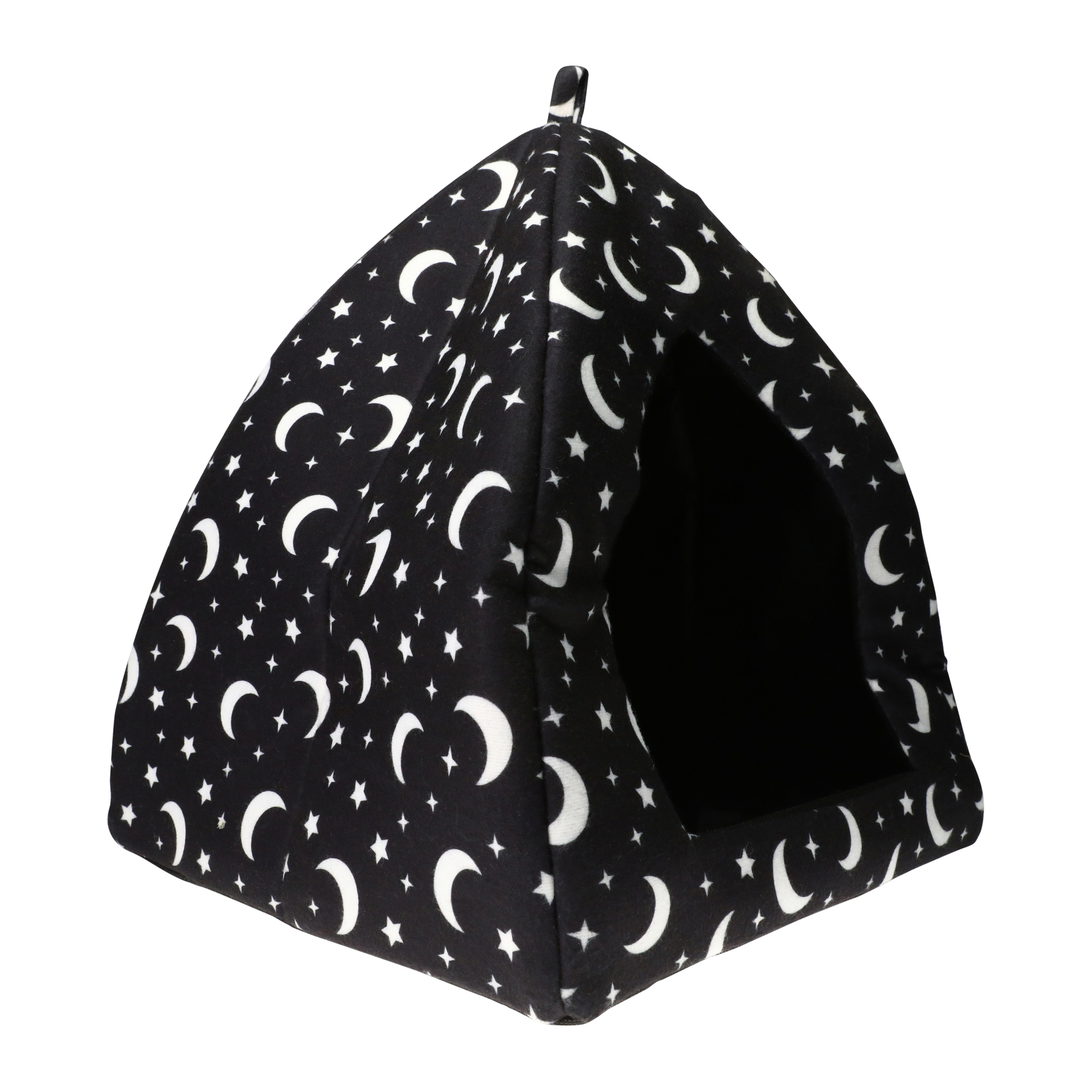Halloween Moon & Stars Pet Hut 12in x 14in