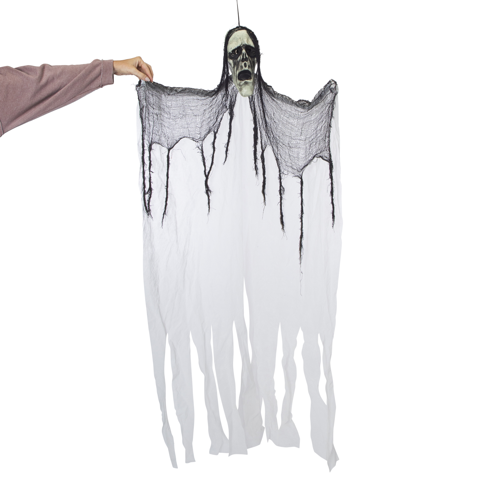 5ft Skeleton Ghost Hanging Halloween Decor